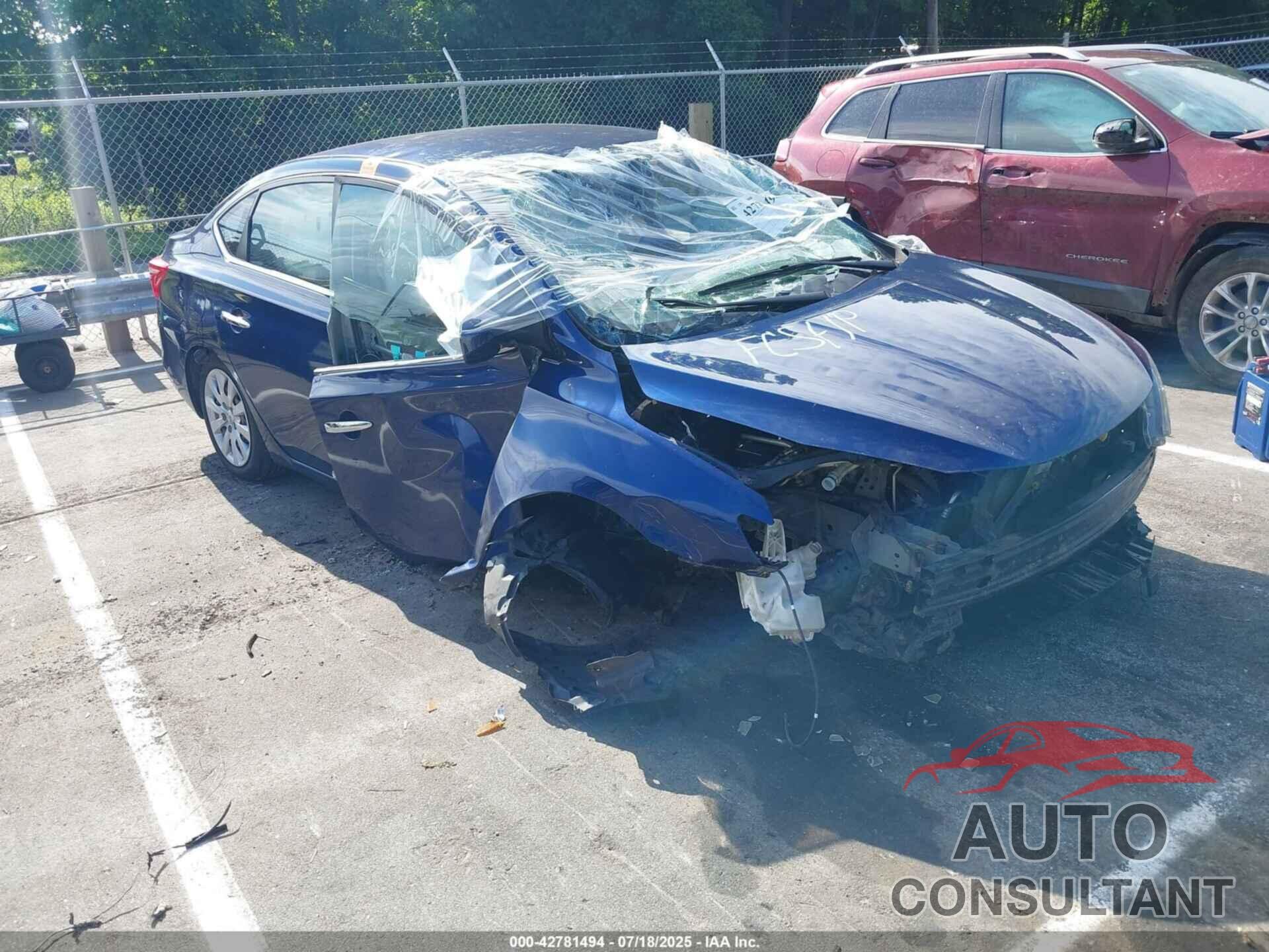NISSAN SENTRA 2018 - 3N1AB7AP8JY314752