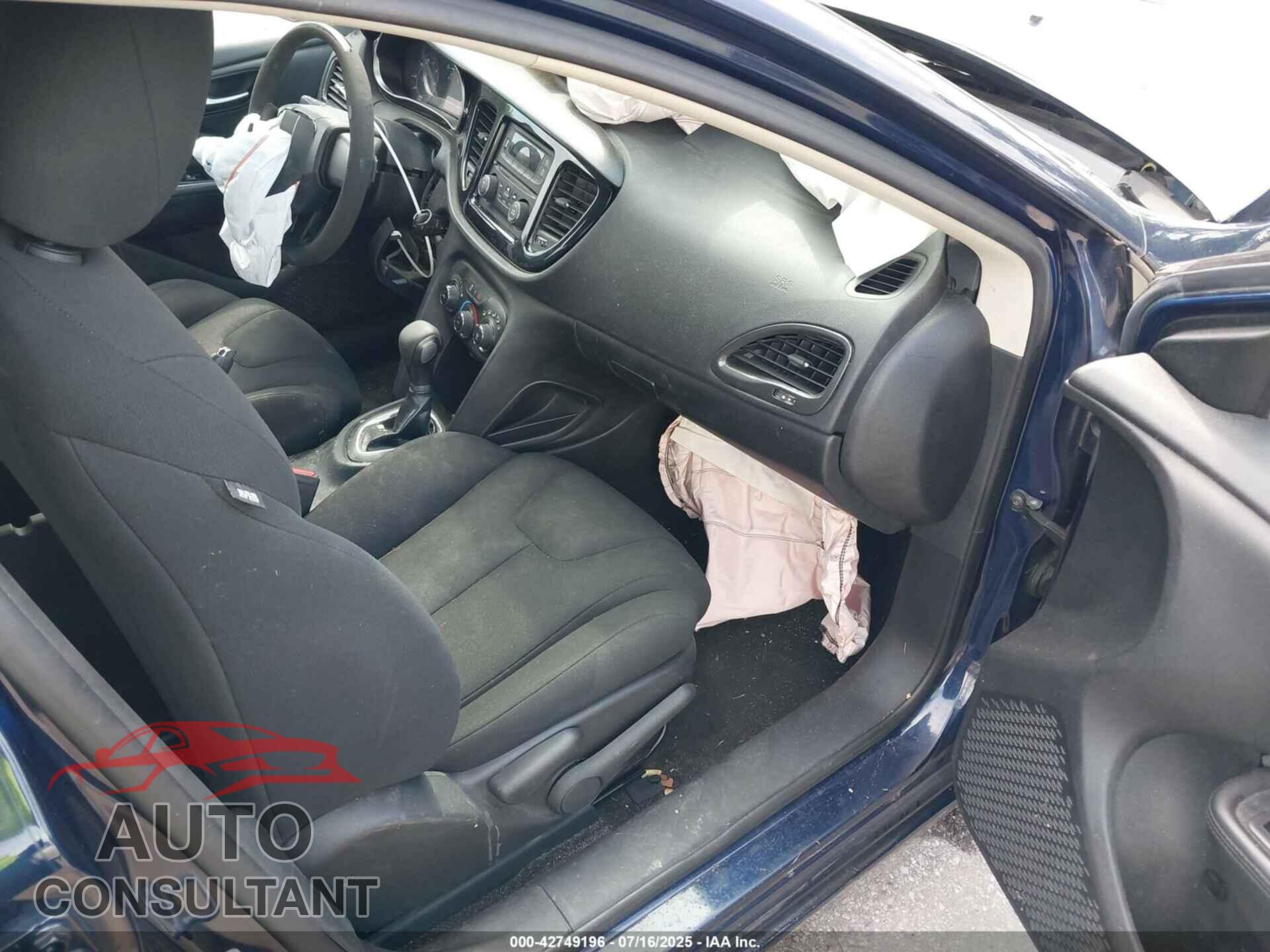 DODGE DART 2013 - 1C3CDFAA6DD266850