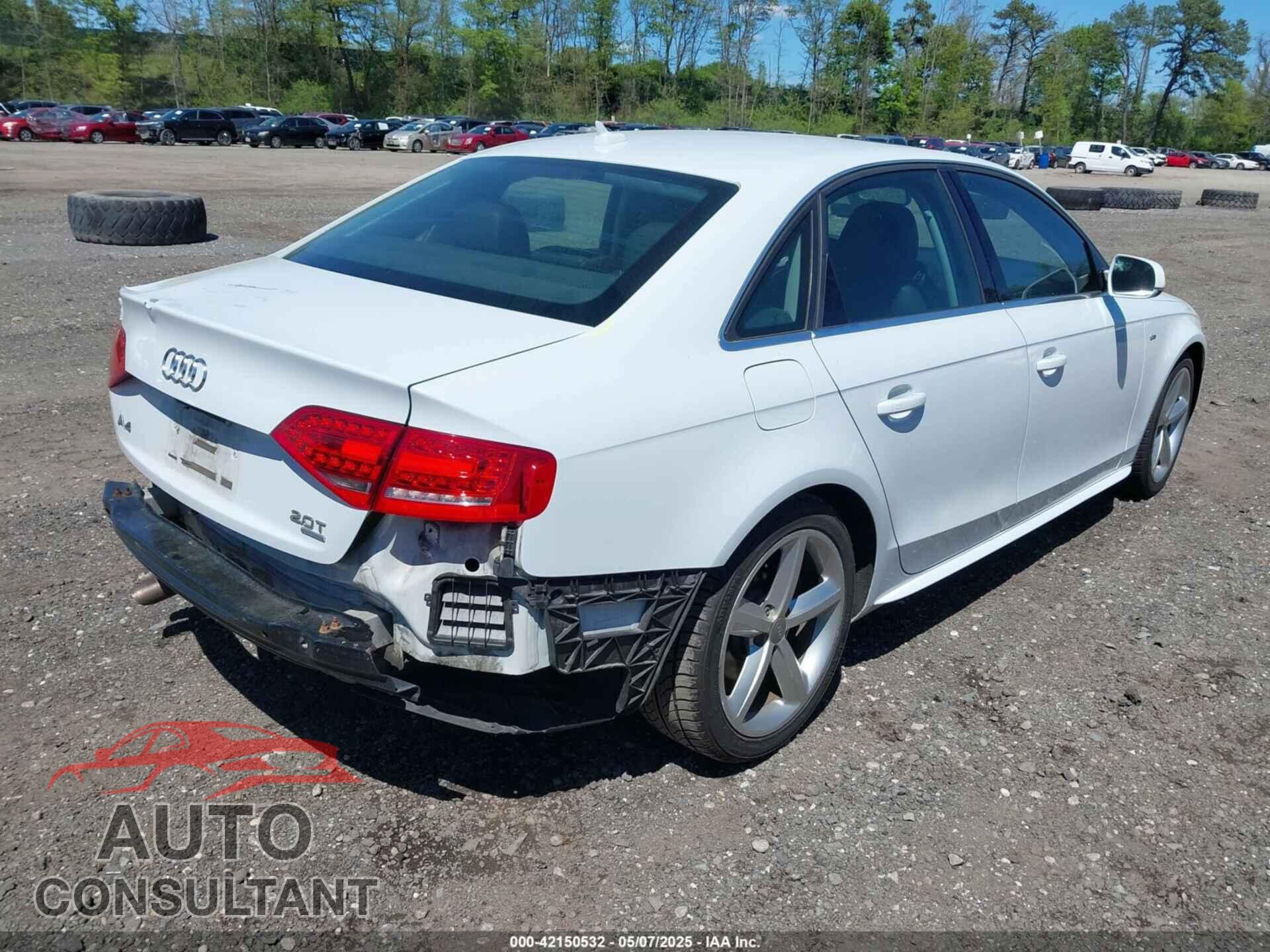 AUDI A4 2012 - WAUFFAFL2CA089369
