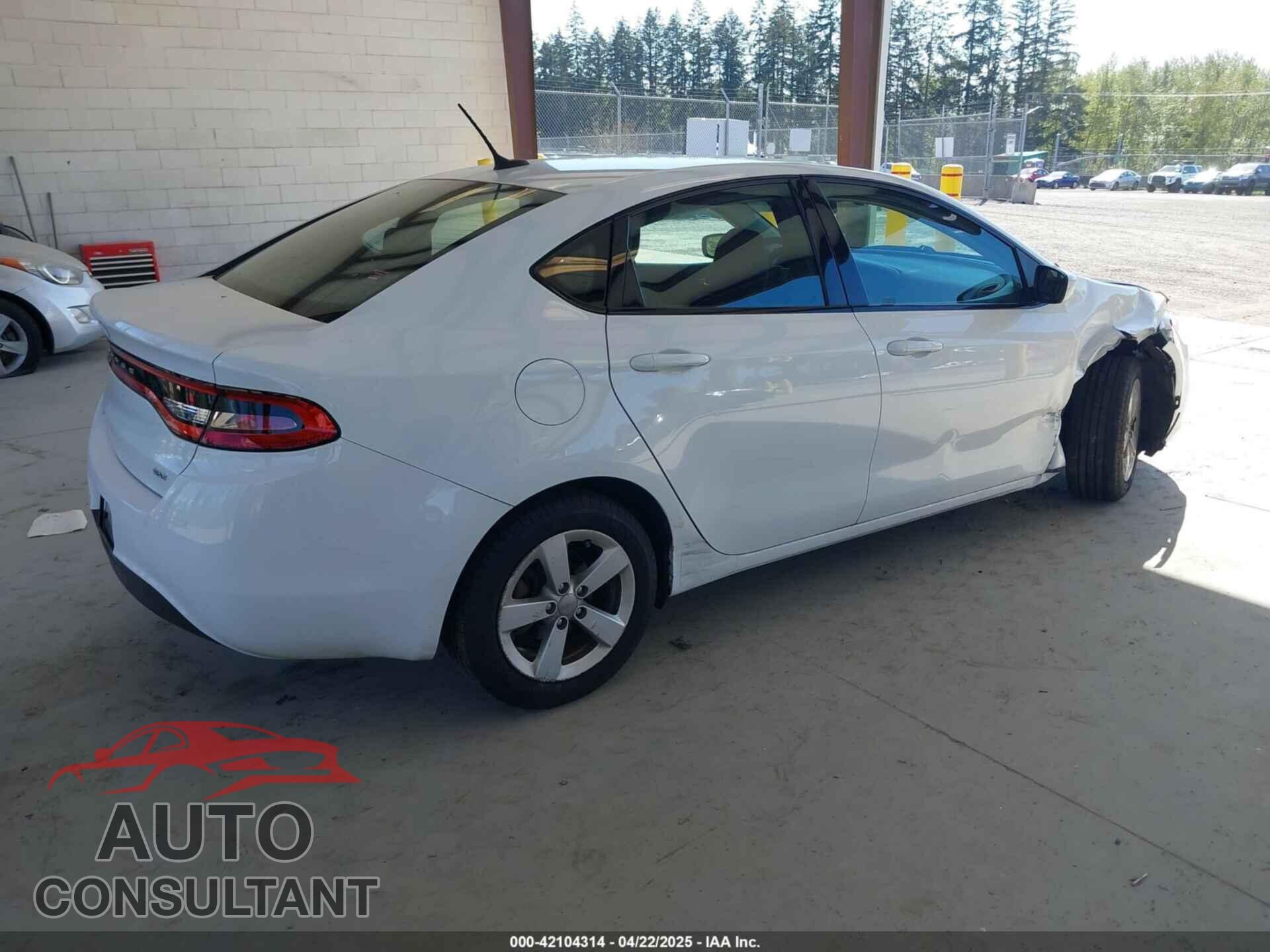 DODGE DART 2015 - 1C3CDFBB6FD306838
