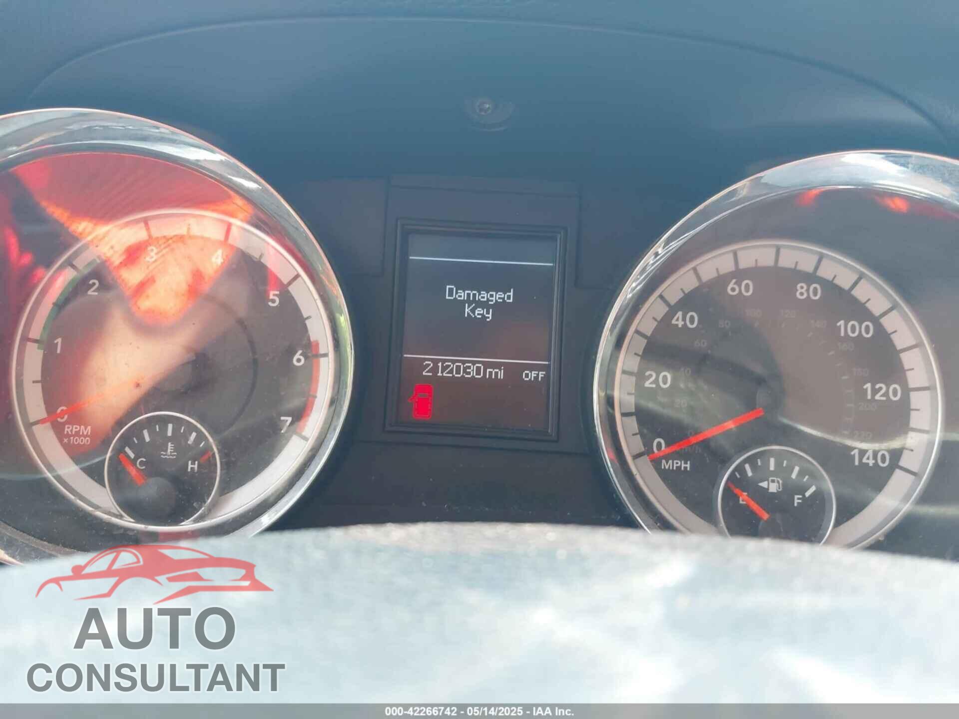 DODGE DURANGO 2012 - 1C4SDHET1CC275636