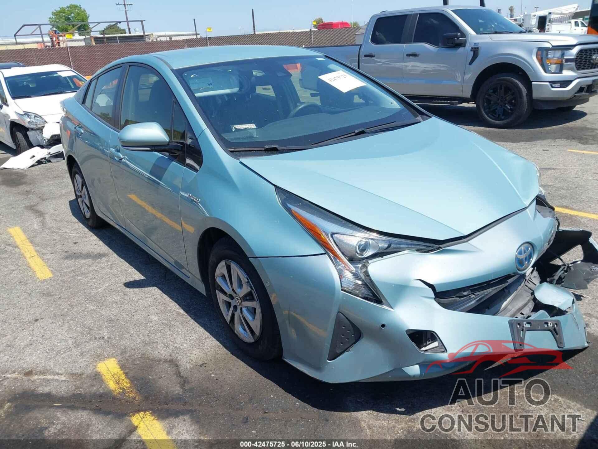 TOYOTA PRIUS 2017 - JTDKBRFU3H3051200