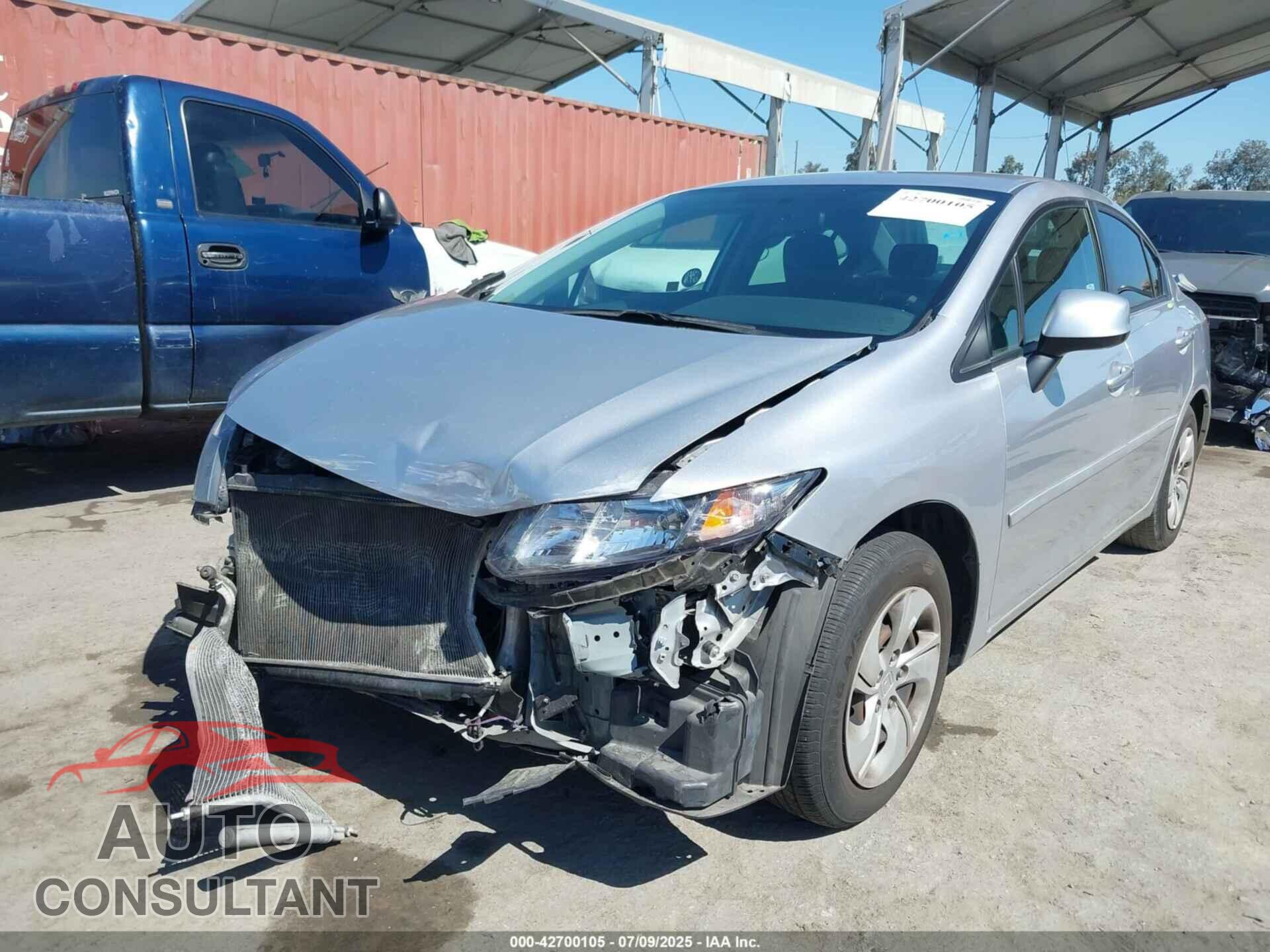 HONDA CIVIC 2013 - 19XFB2F59DE205400