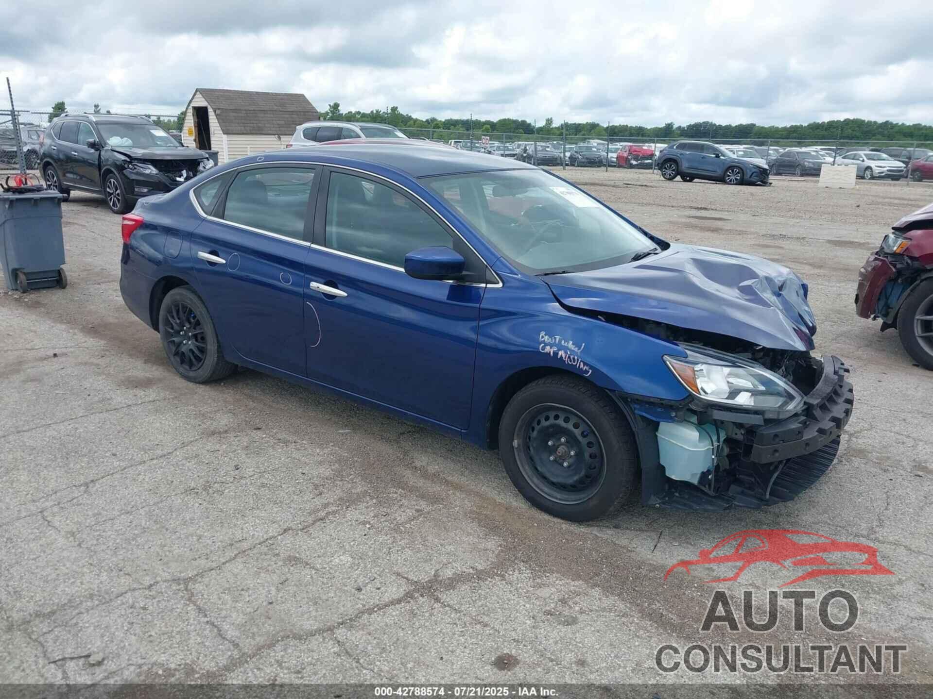 NISSAN SENTRA 2017 - 3N1AB7APXHY312303