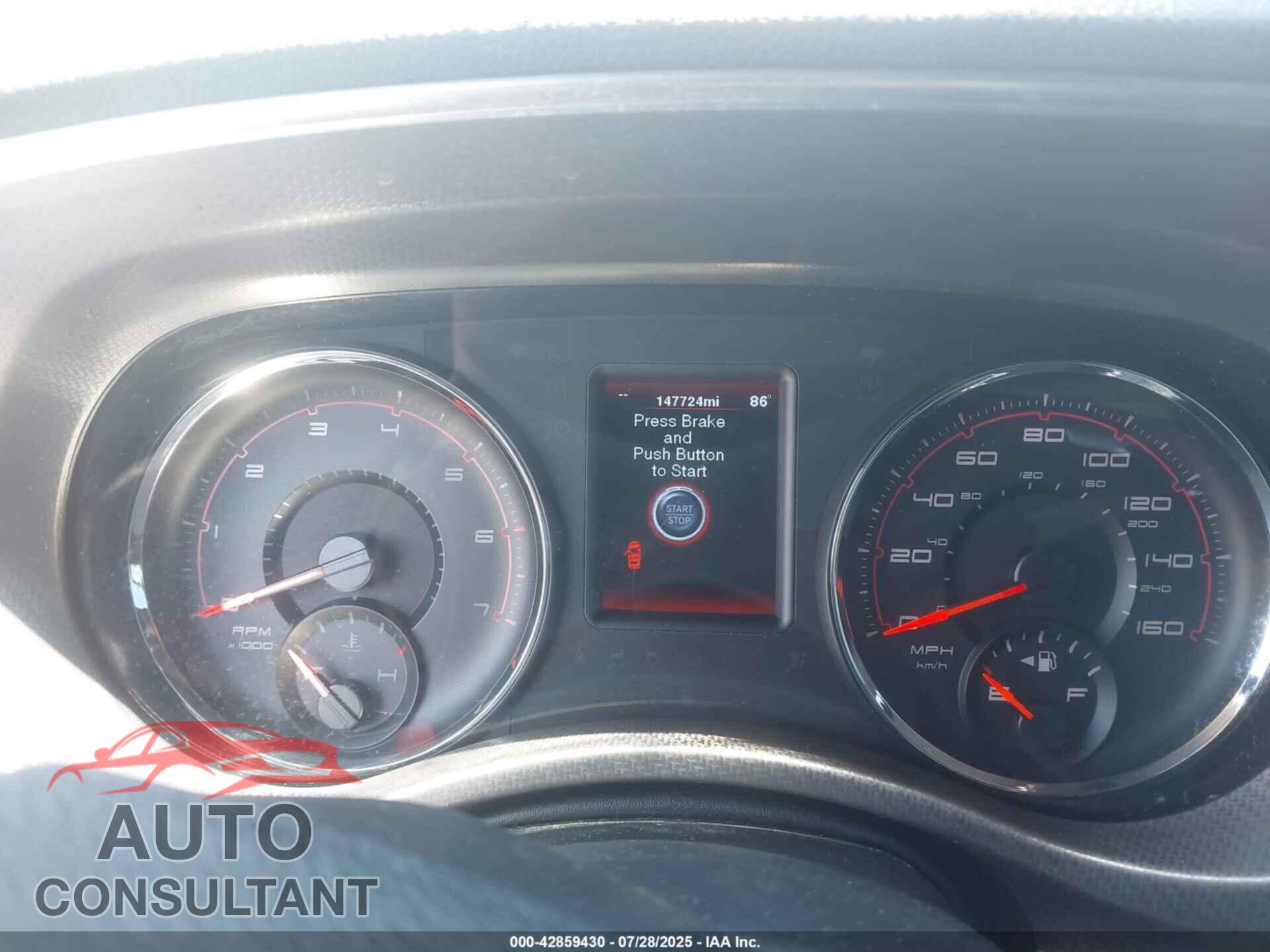 DODGE CHARGER 2012 - 2C3CDXCT3CH116197