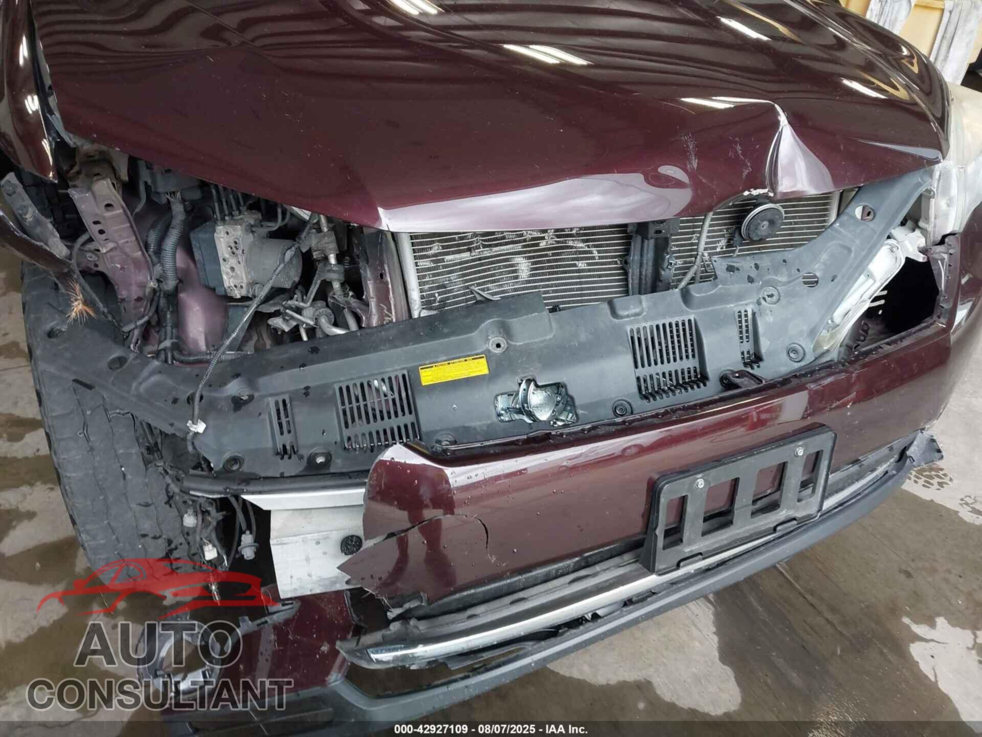 TOYOTA HIGHLANDER 2012 - 5TDBK3EHXCS151934