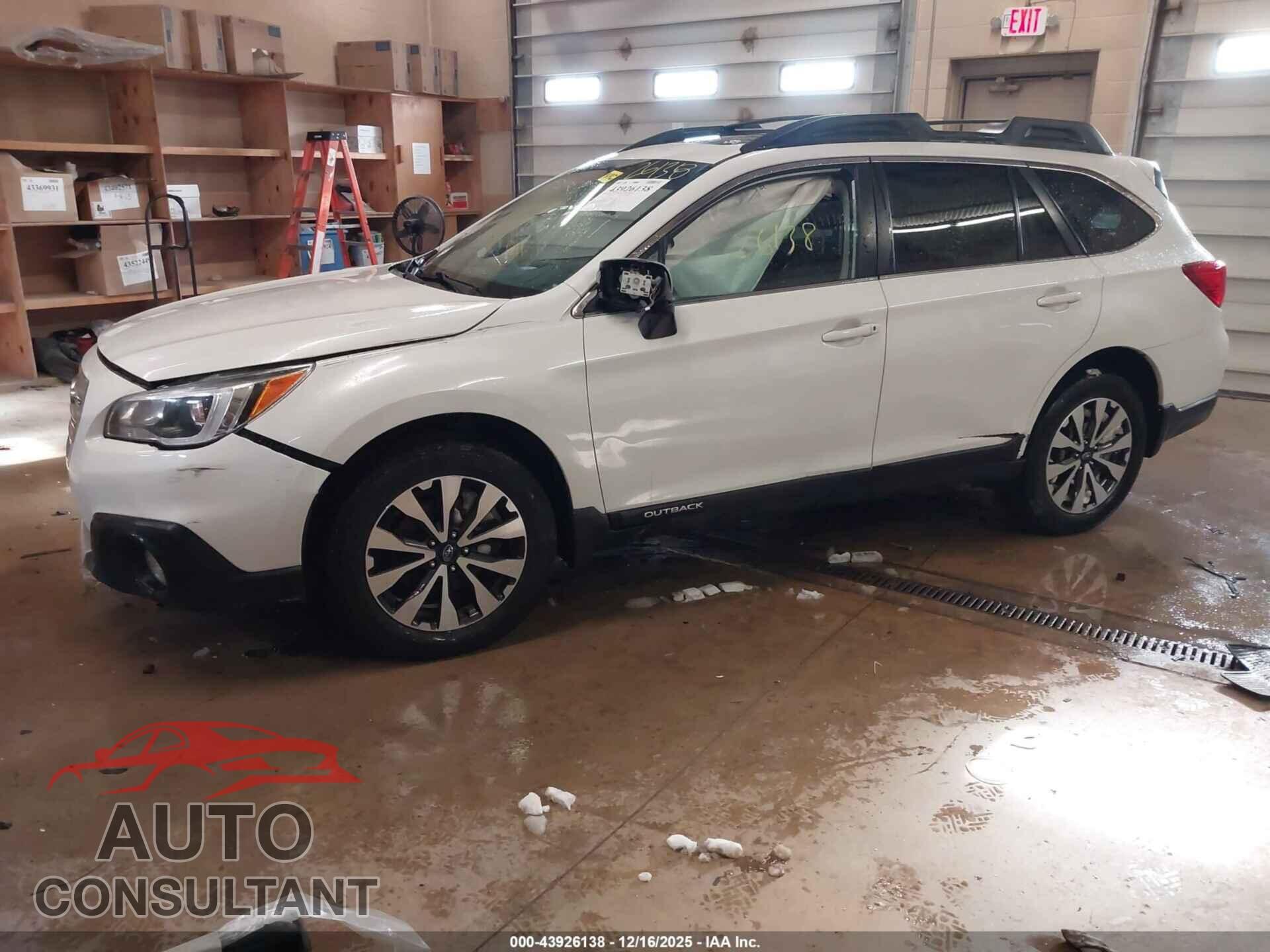 SUBARU OUTBACK 2016 - 4S4BSBLC5G3218315