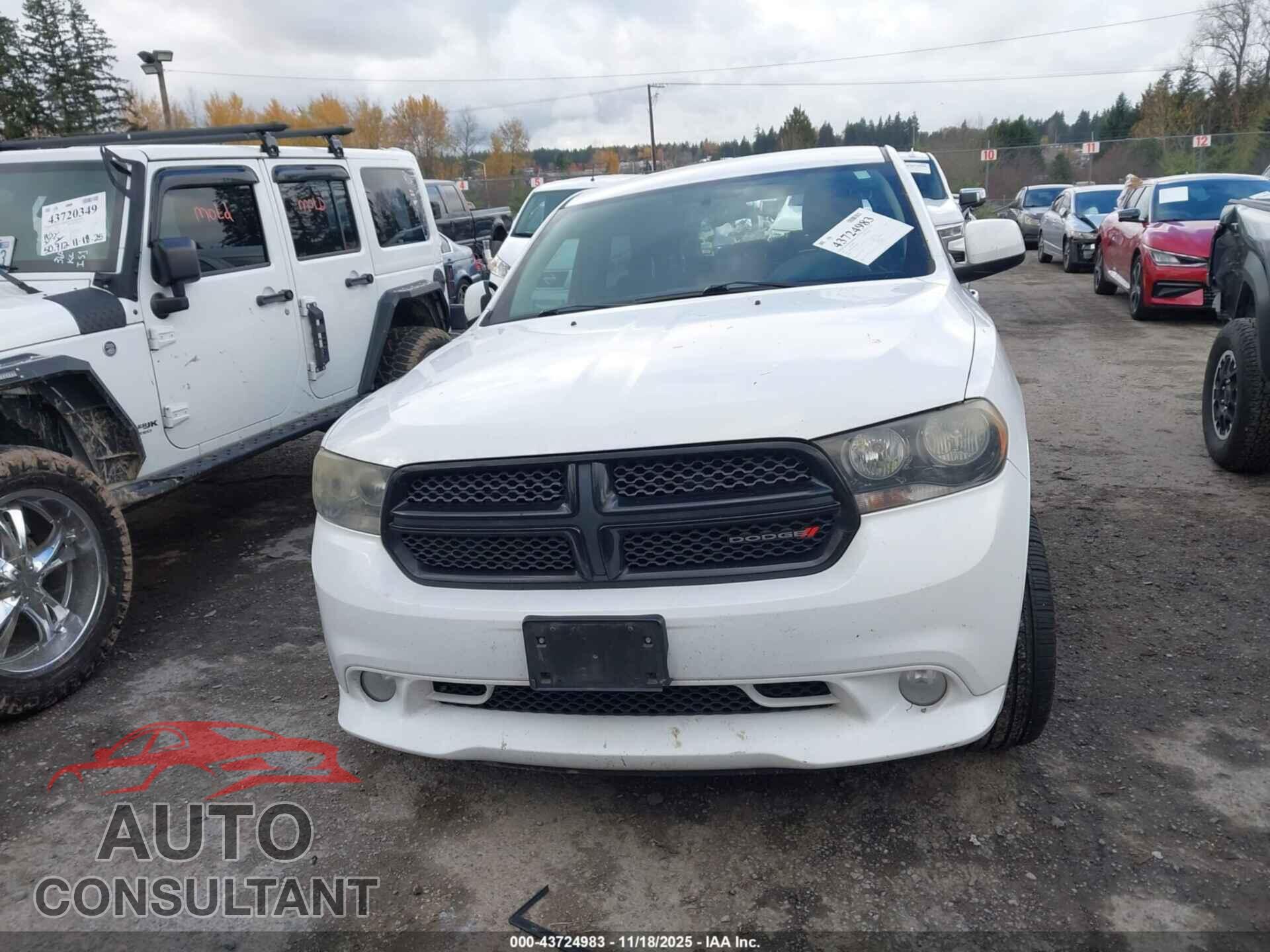 DODGE DURANGO 2013 - 1C4RDHAG4DC689552