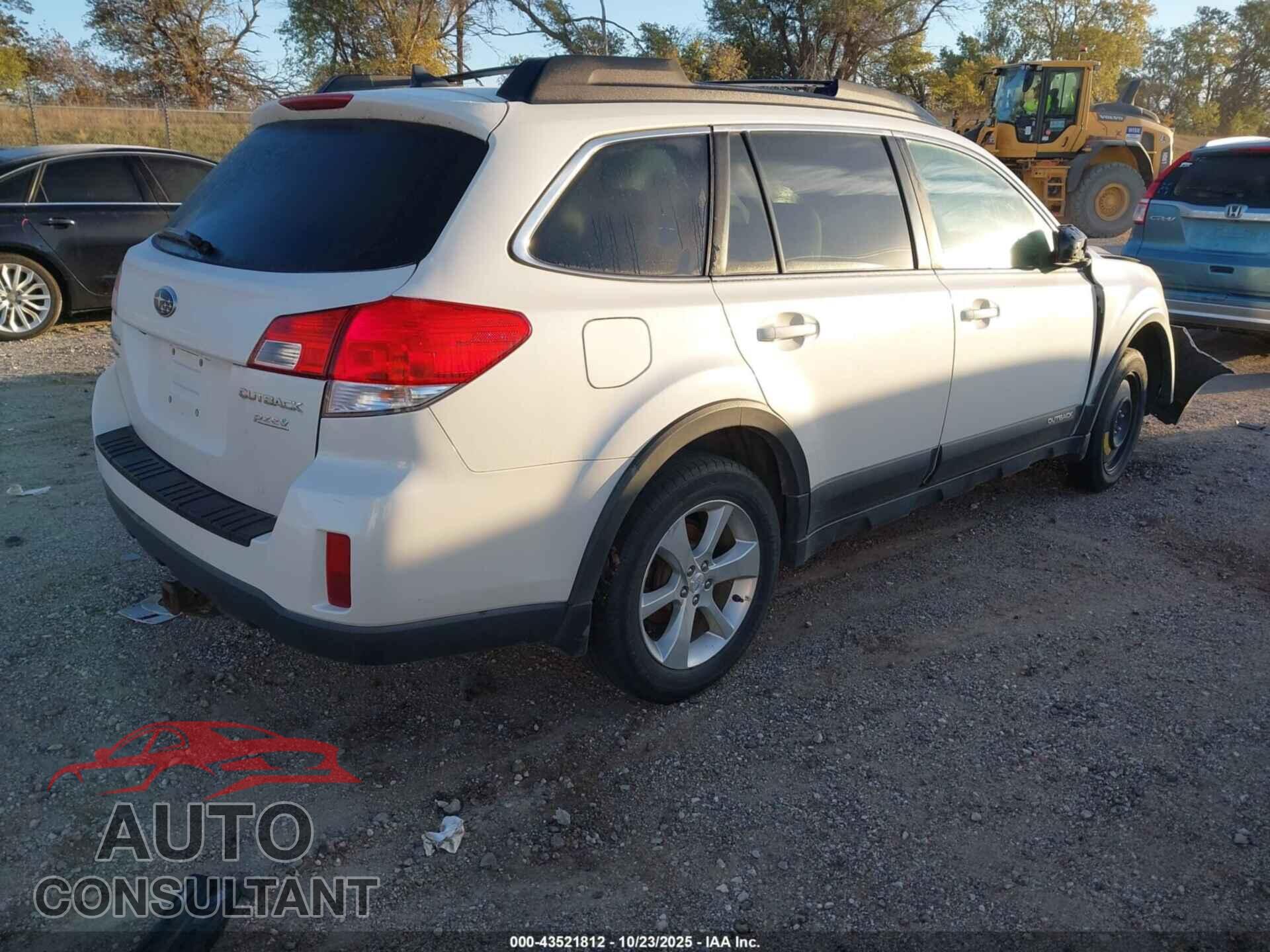SUBARU OUTBACK 2014 - 4S4BRBLC7E3251809