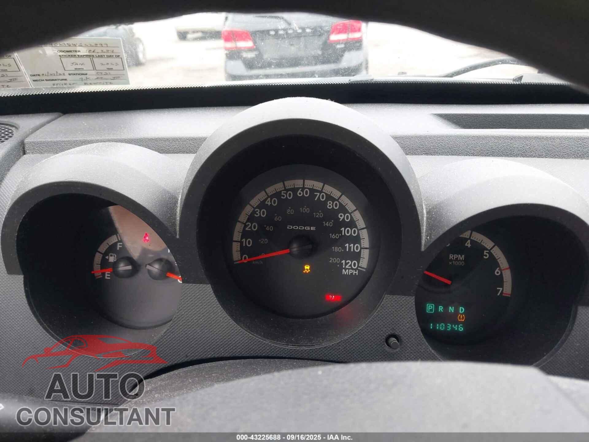 DODGE NITRO 2011 - 1D4PU4GK1BW522897
