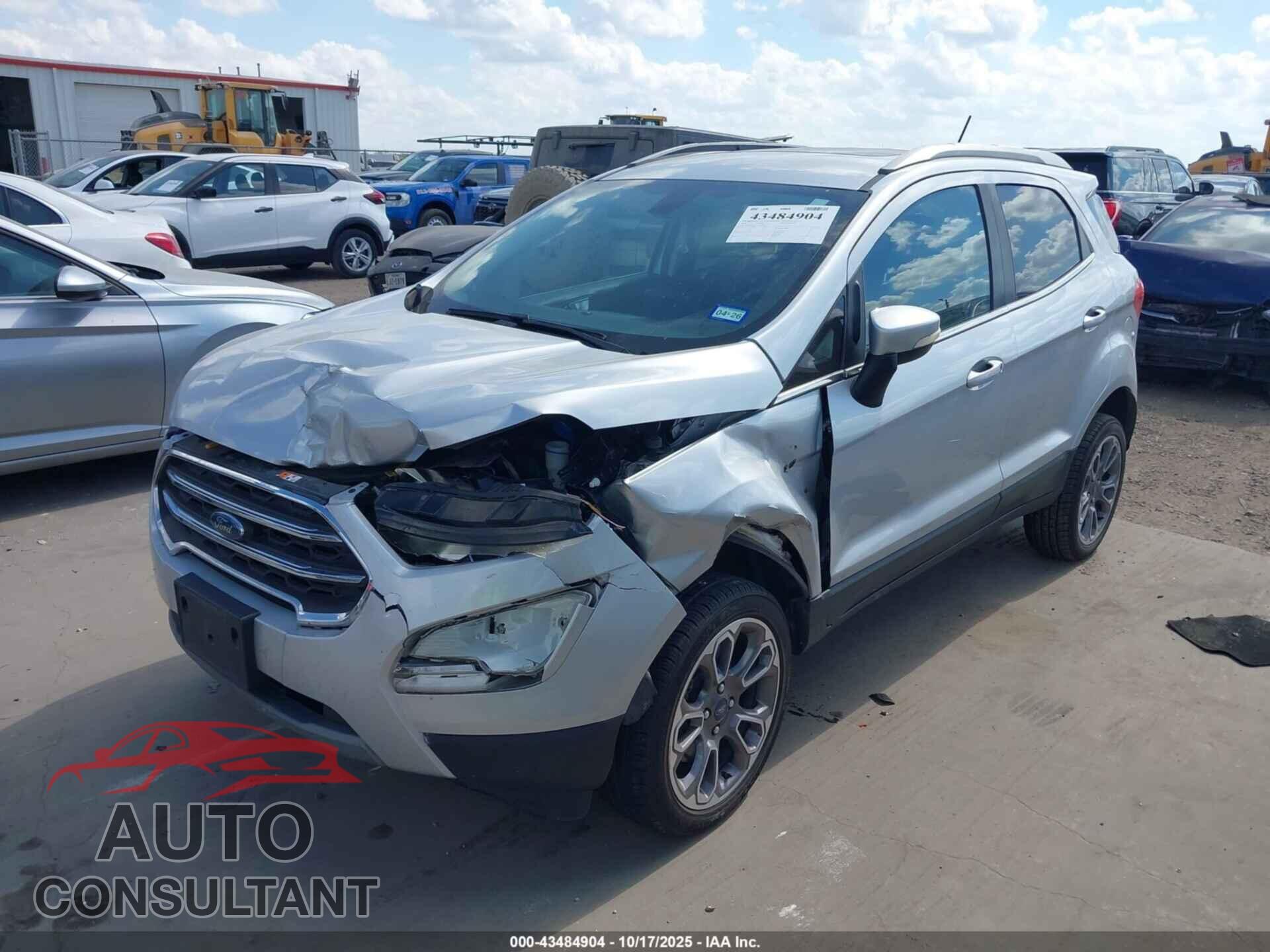 FORD ECOSPORT 2020 - MAJ6S3KL2LC364572