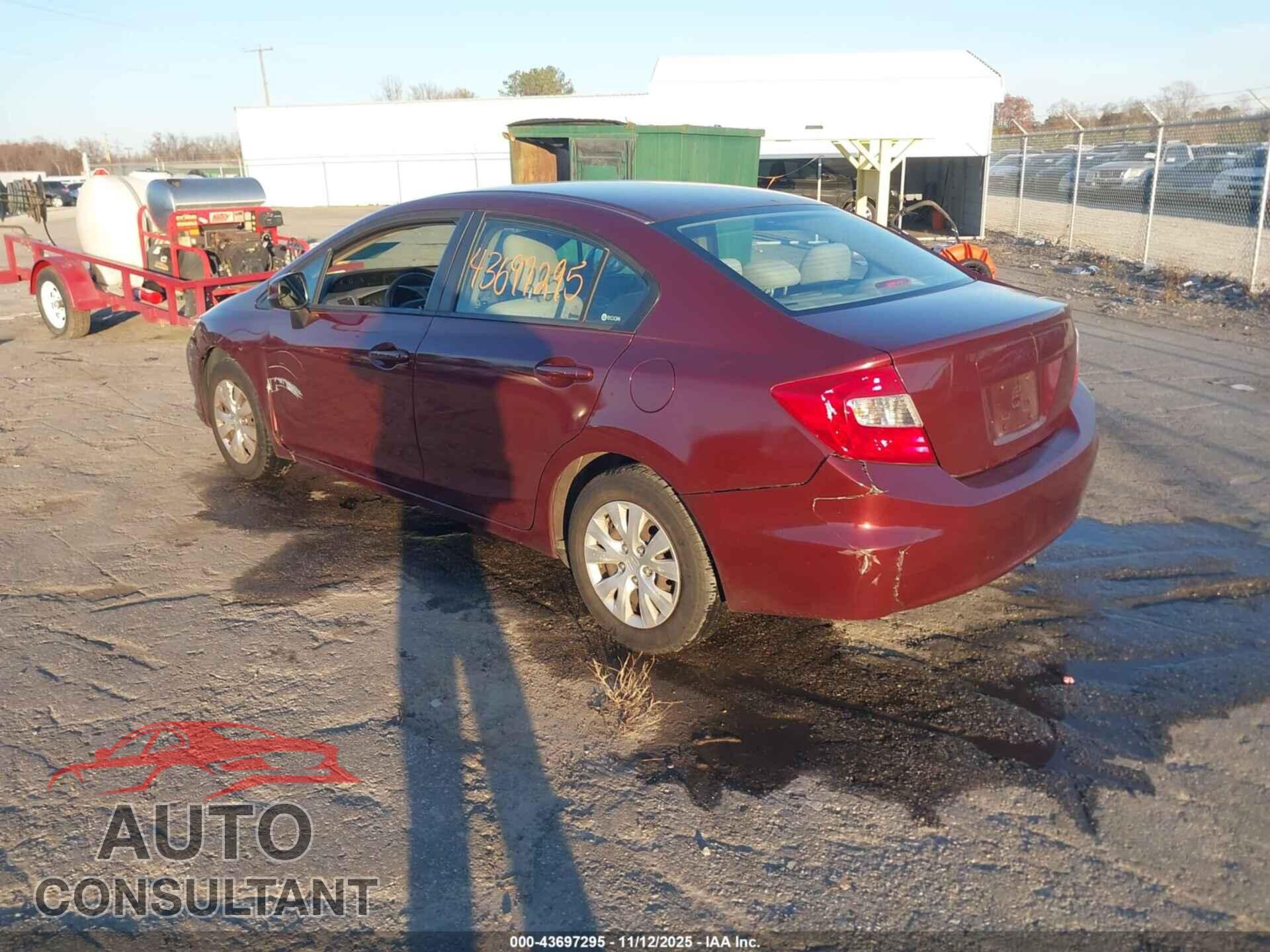 HONDA CIVIC 2012 - 2HGFB2F55CH578132