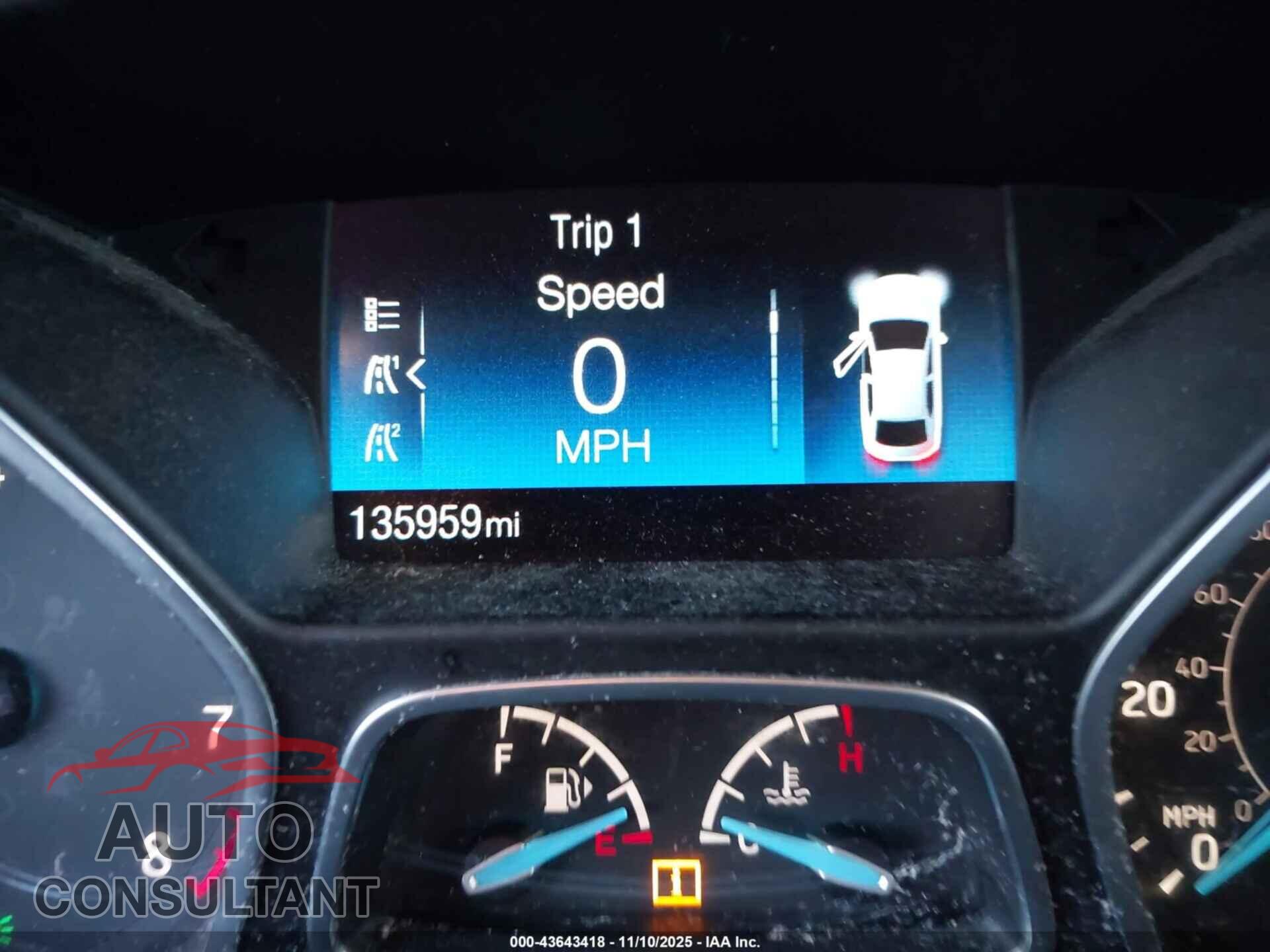 FORD FOCUS 2016 - 1FADP3E23GL403767