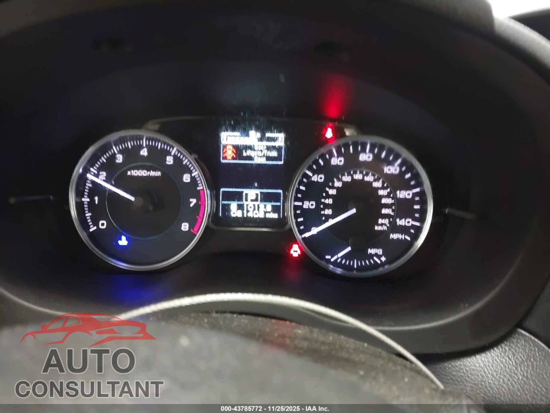 SUBARU IMPREZA 2015 - JF1GPAV63F8320085