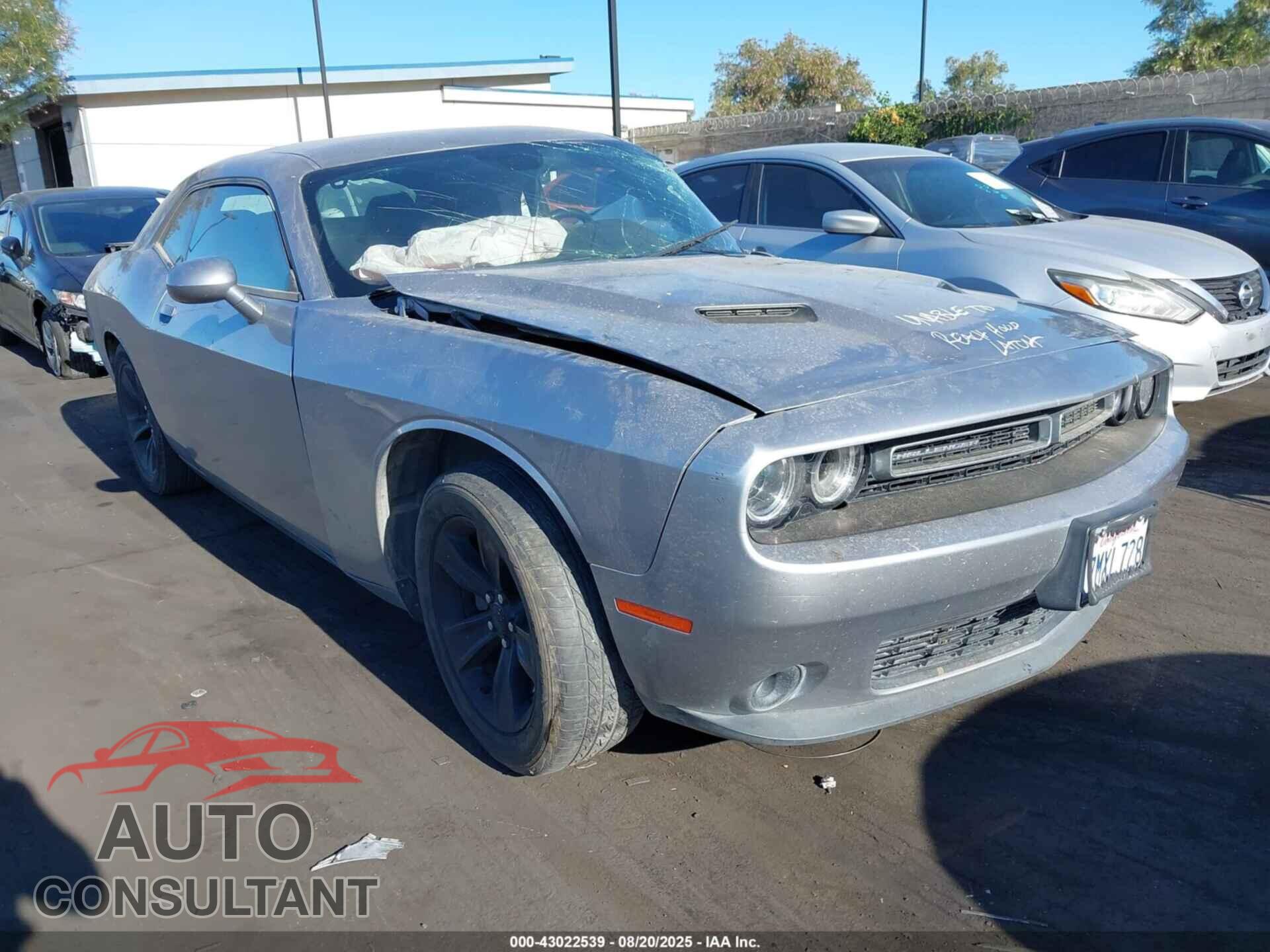 DODGE CHALLENGER 2016 - 2C3CDZAG3GH100895