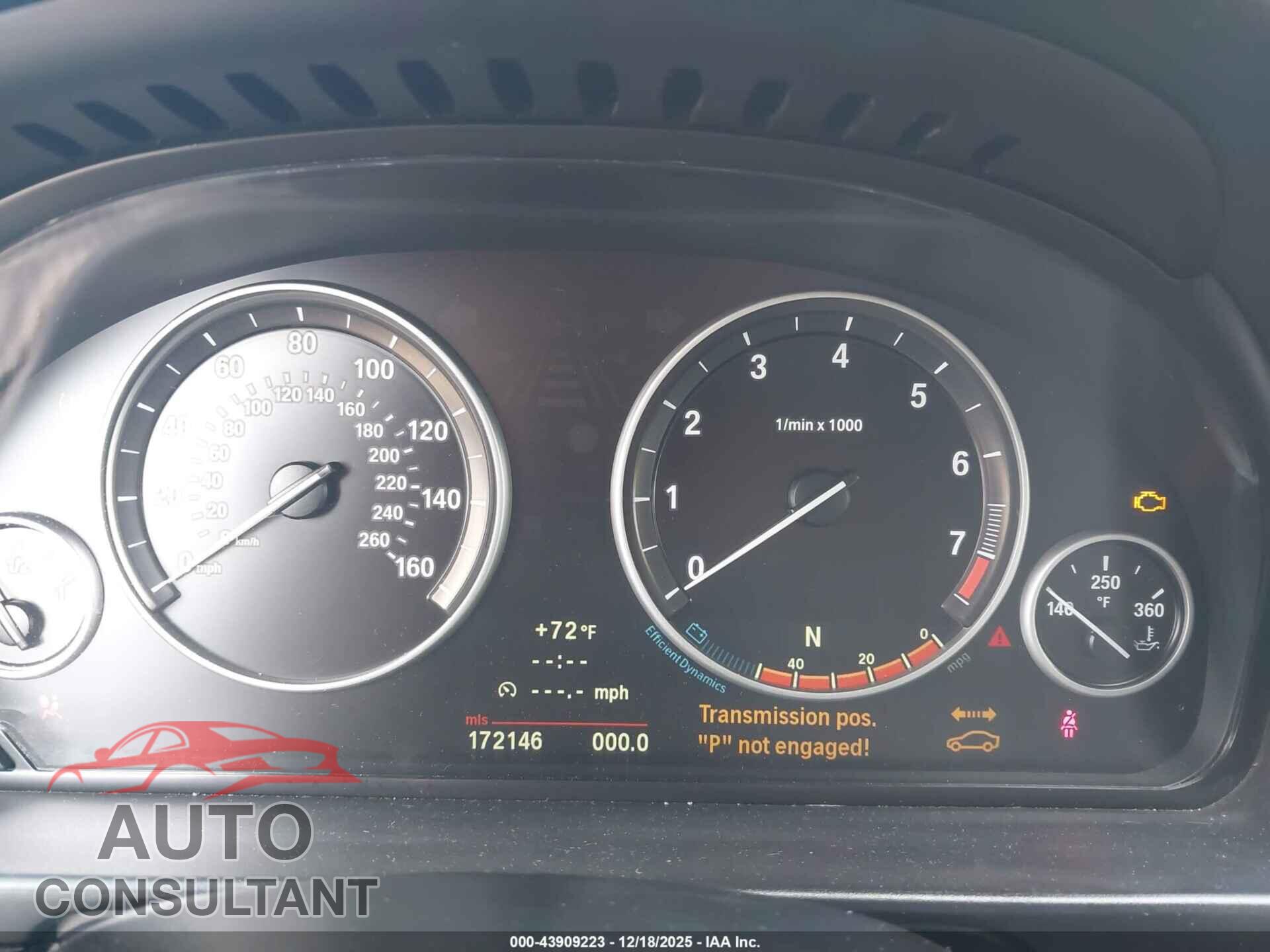 BMW 528I 2012 - WBAXH5C59CDW03597
