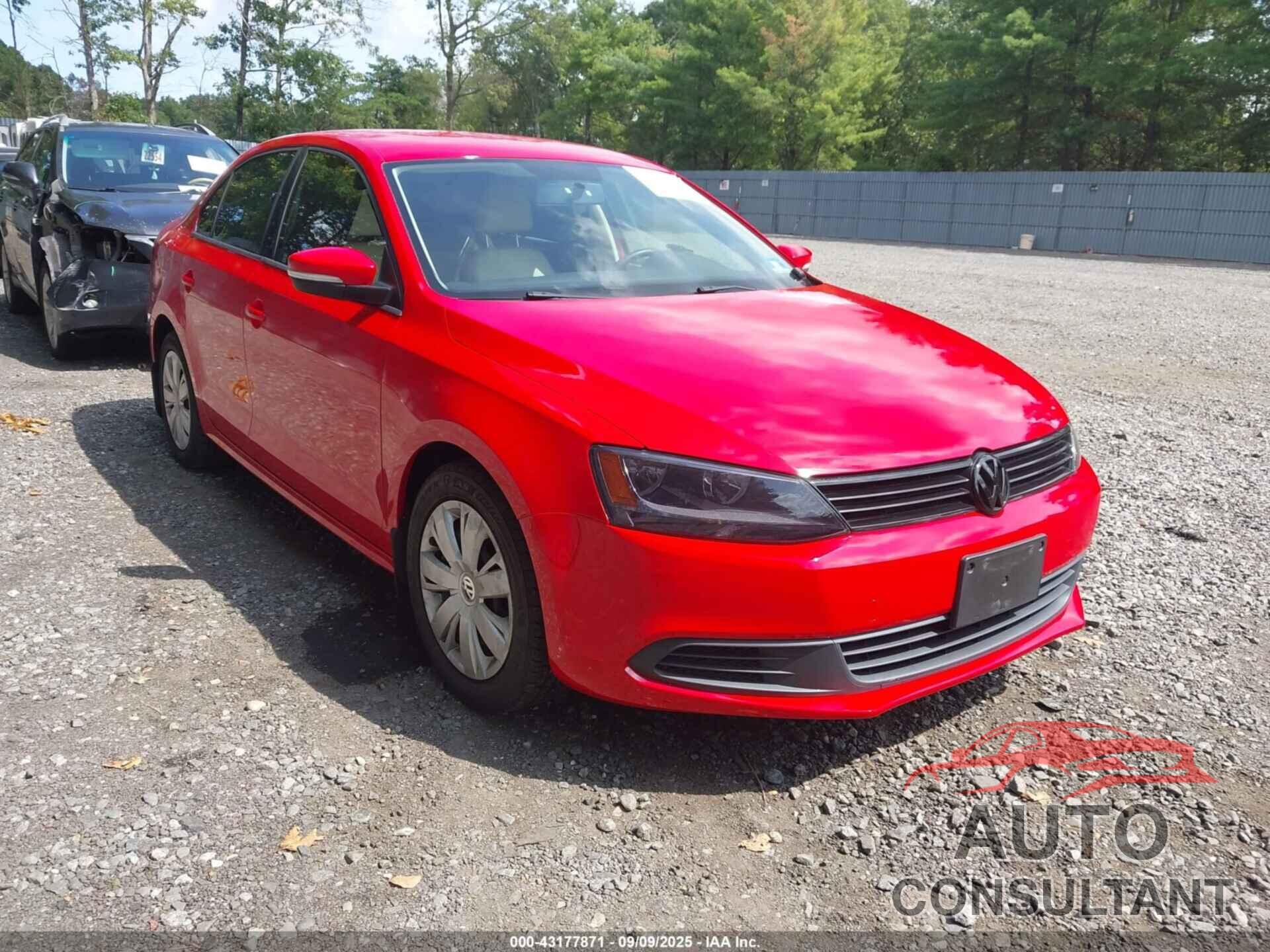VOLKSWAGEN JETTA 2012 - 3VWDP7AJ8CM372049