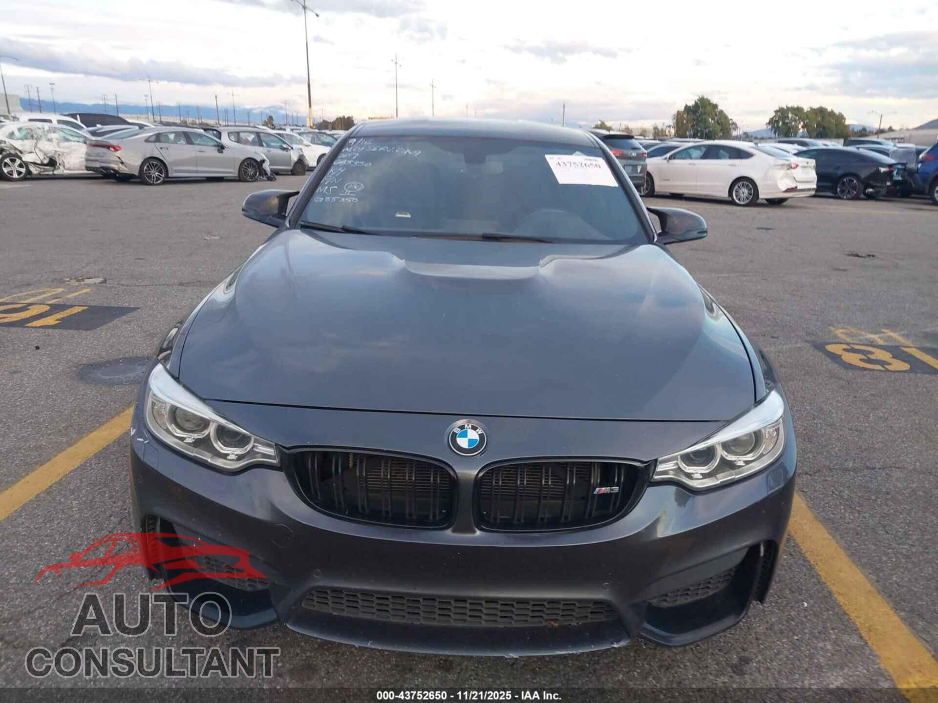 BMW M3 2017 - WBS8M9C33H5G85350