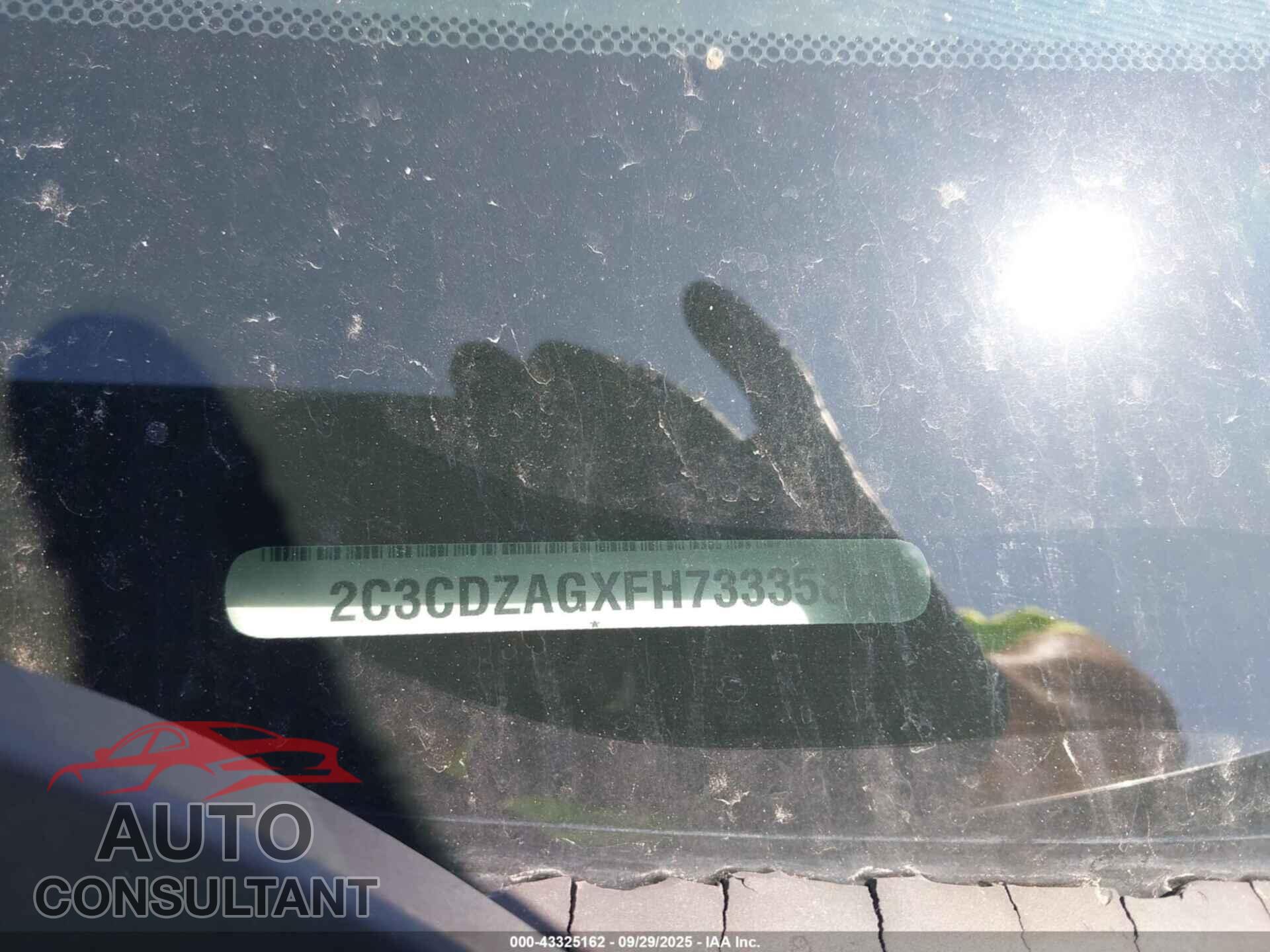 DODGE CHALLENGER 2015 - 2C3CDZAGXFH733358