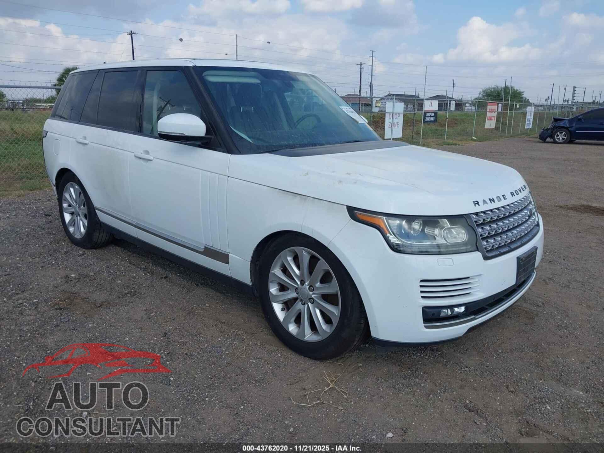 LAND ROVER RANGE ROVER 2016 - SALGS2PF9GA316413