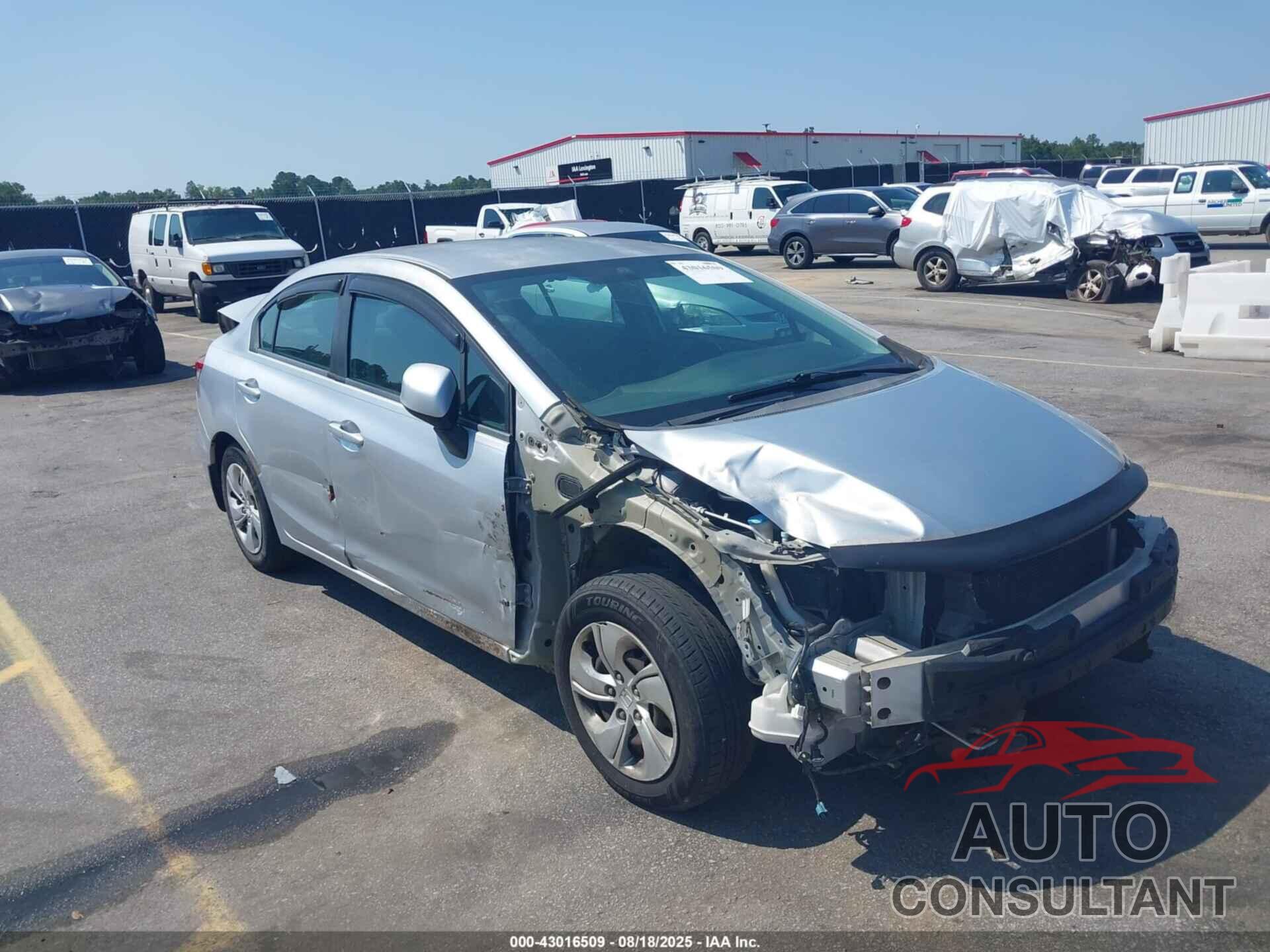 HONDA CIVIC 2013 - 2HGFB2F50DH558680