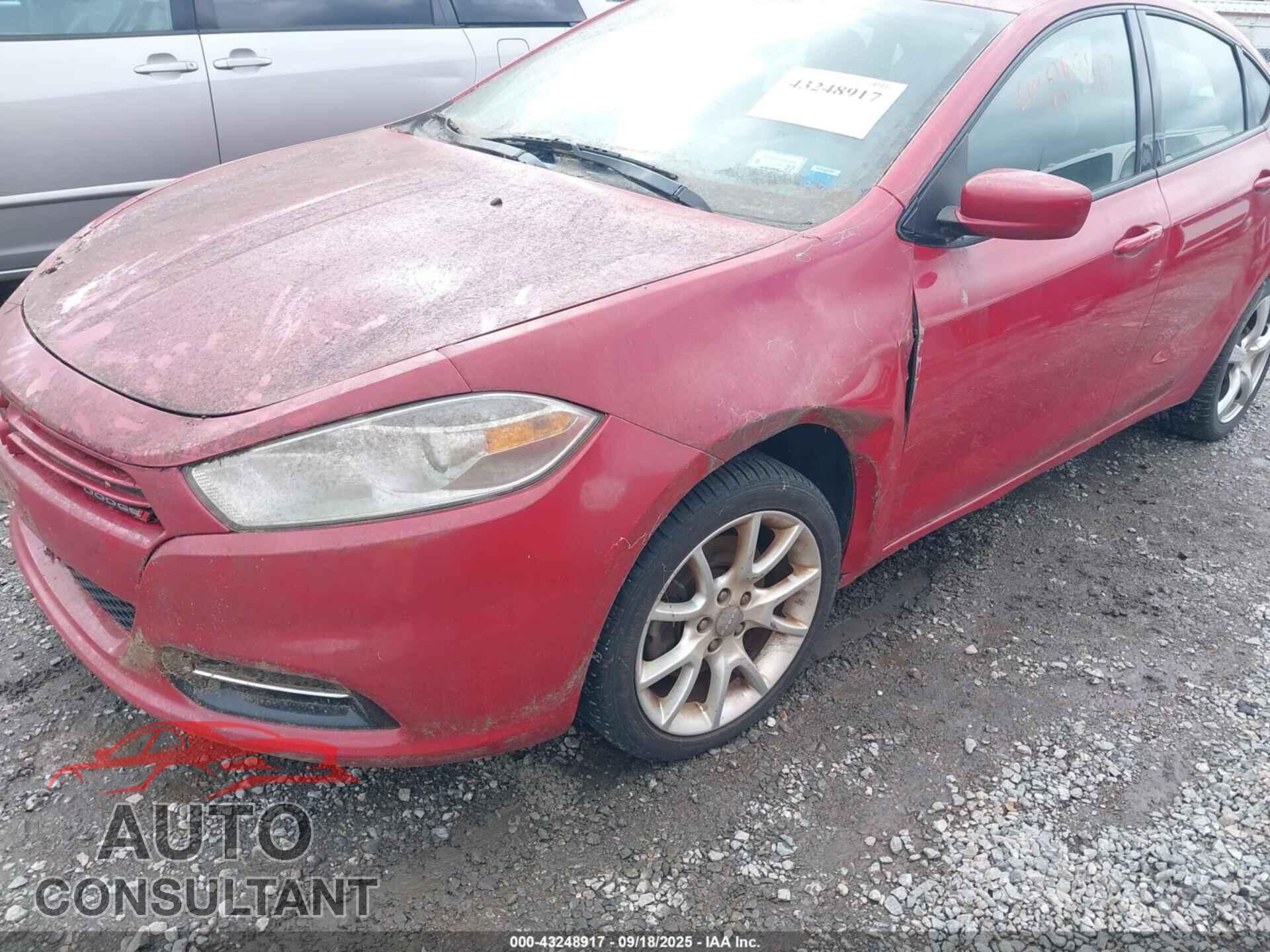 DODGE DART 2013 - 1C3CDFBA1DD183681