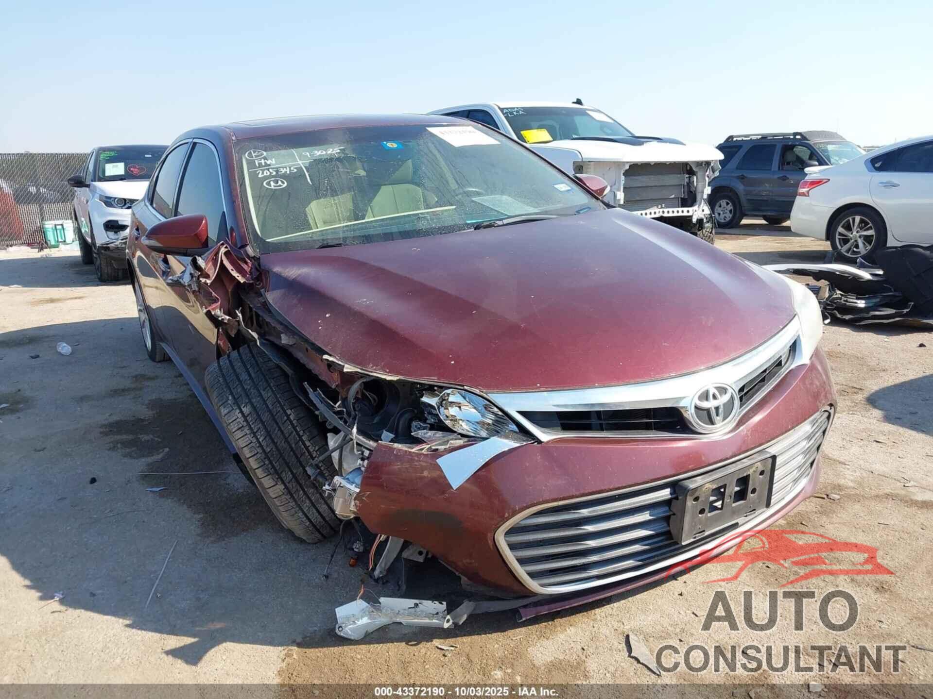 TOYOTA AVALON 2014 - 4T1BK1EB6EU088566