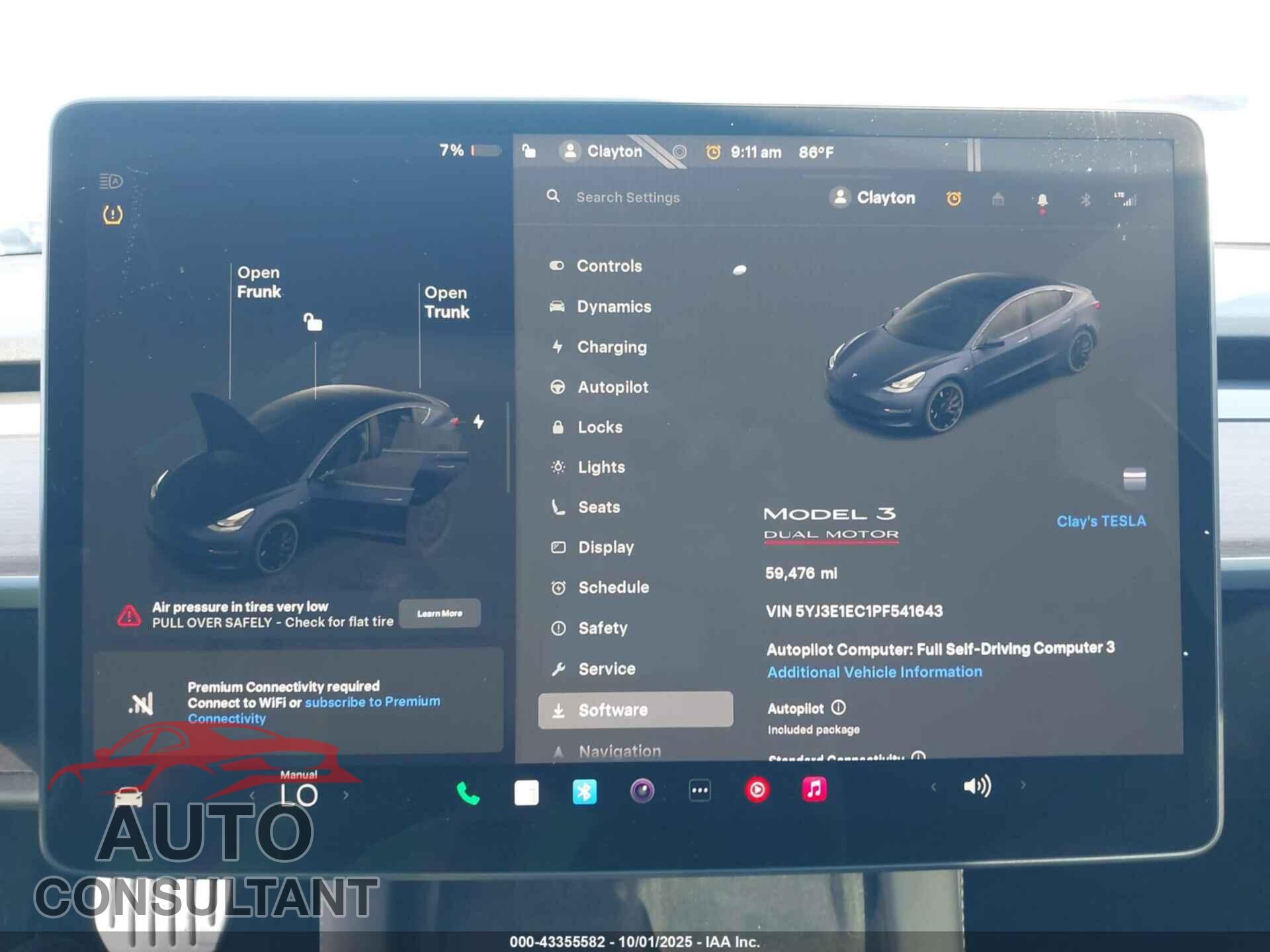 TESLA MODEL 3 2023 - 5YJ3E1EC1PF541643