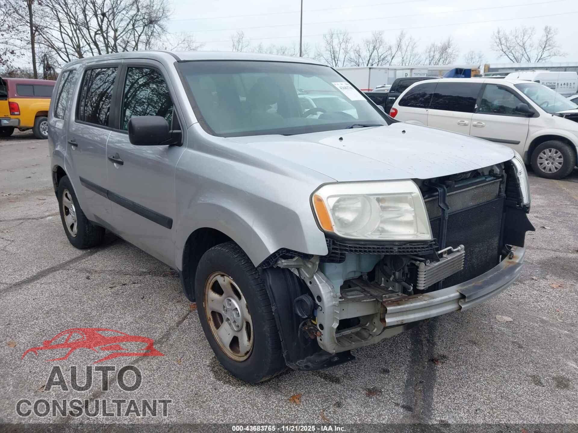 HONDA PILOT 2012 - 5FNYF4H26CB060742