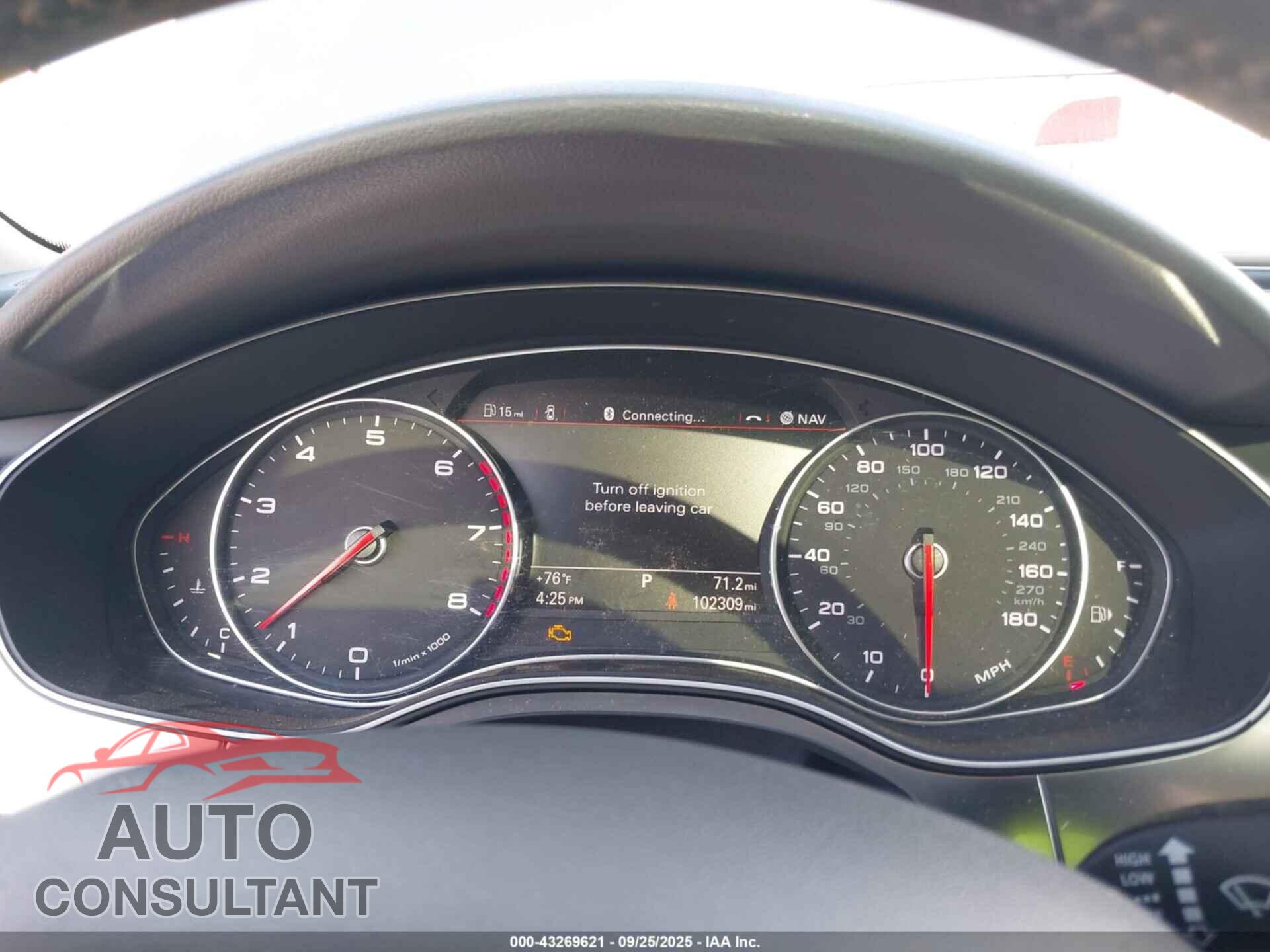 AUDI A6 2013 - WAUGFAFC4DN148601