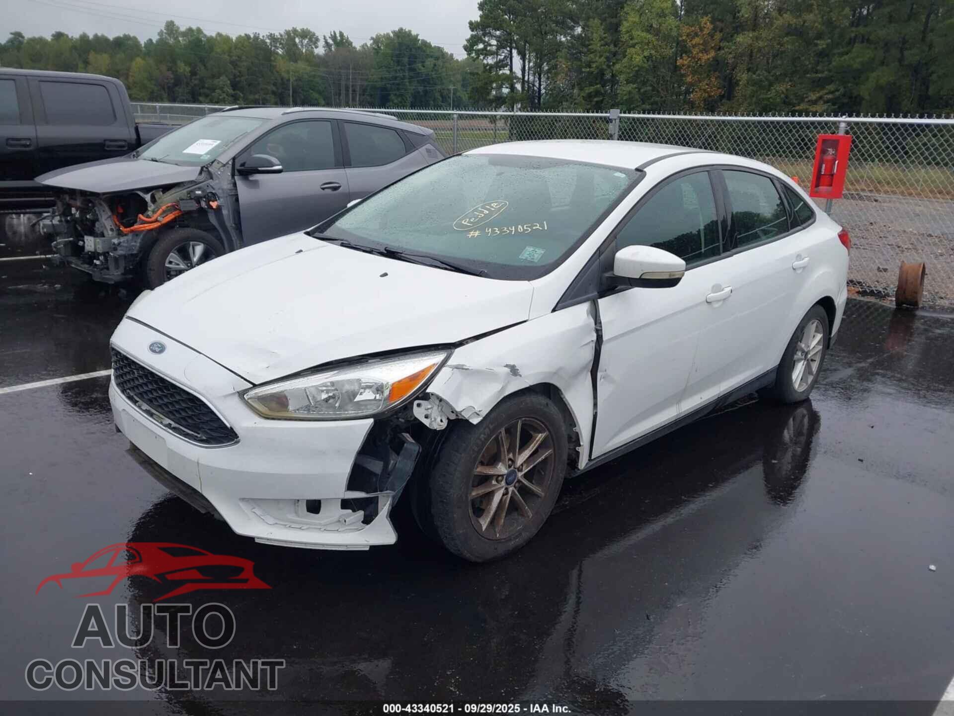 FORD FOCUS 2016 - 1FADP3F29GL365542
