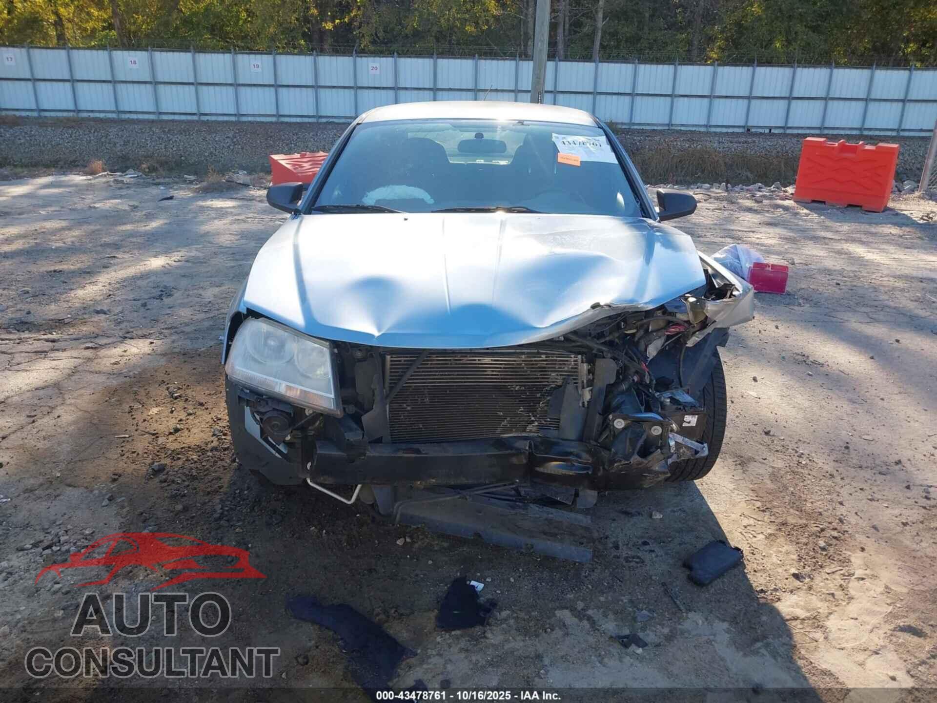 DODGE AVENGER 2013 - 1C3CDZAB7DN602820
