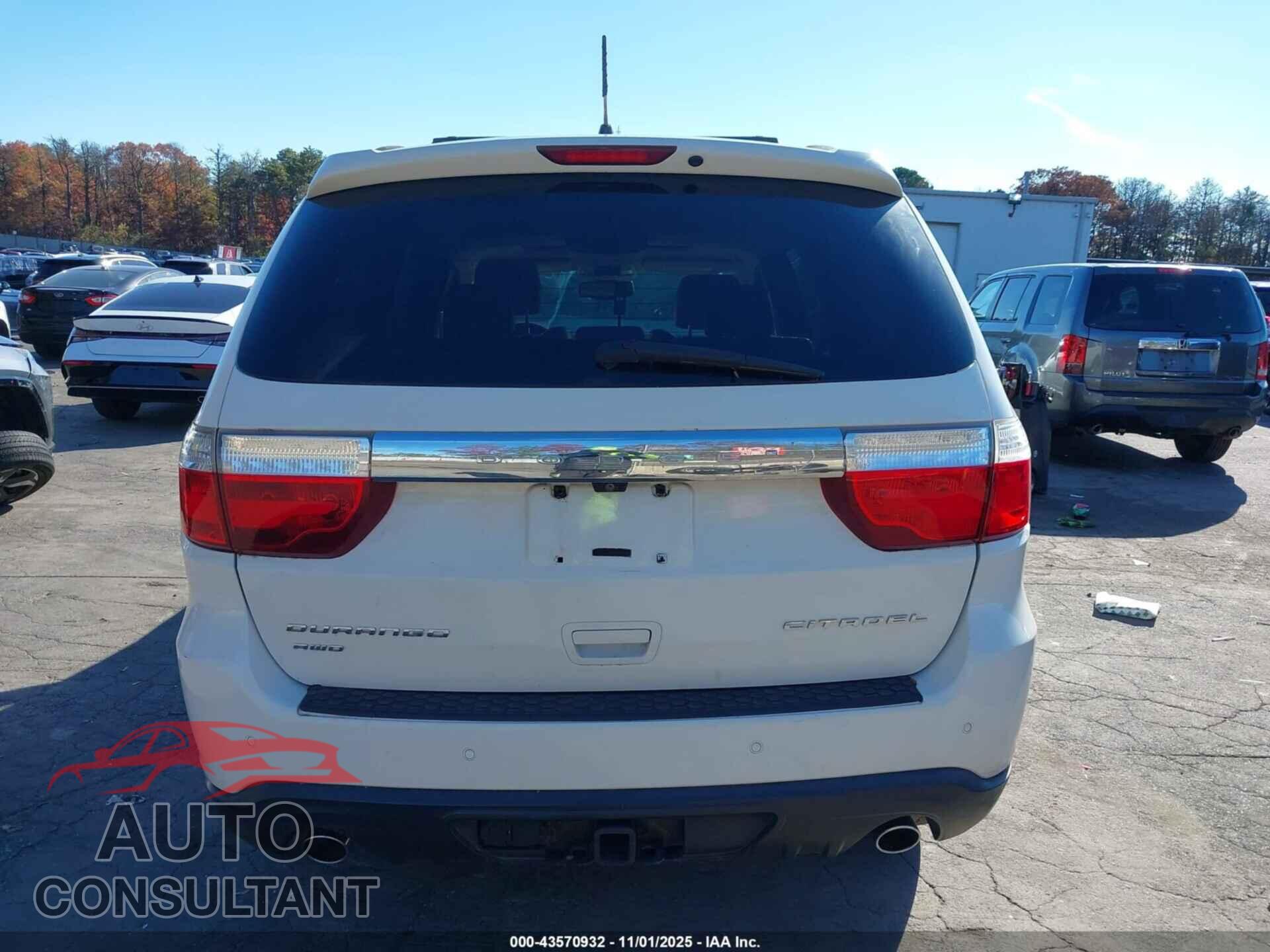 DODGE DURANGO 2011 - 1D4SE5GT9BC693193