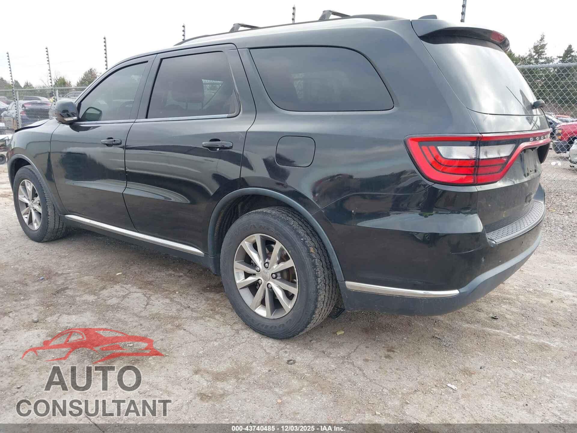 DODGE DURANGO 2015 - 1C4RDHDG4FC857527
