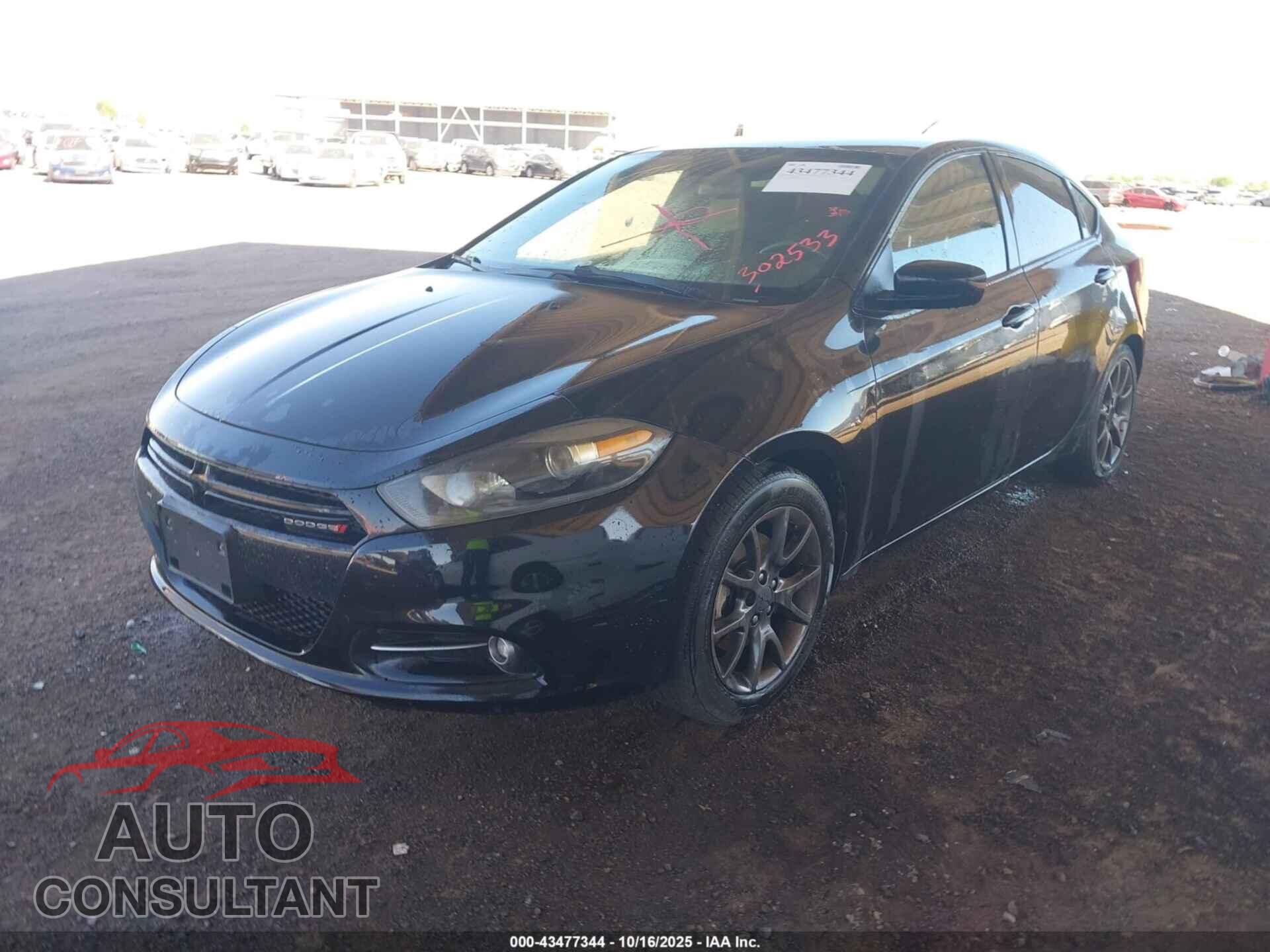 DODGE DART 2015 - 1C3CDFBB8FD302533