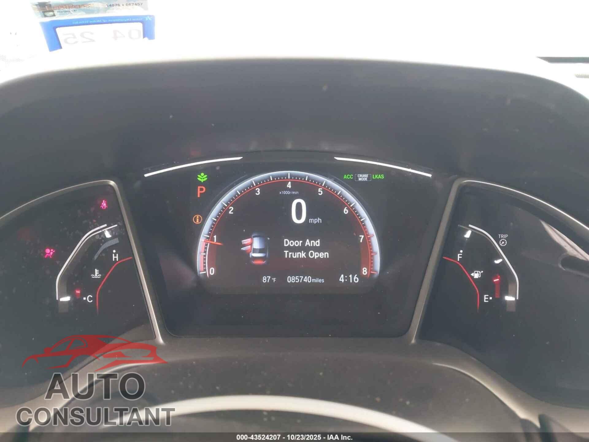 HONDA CIVIC 2021 - 2HGFC2F8XMH552263