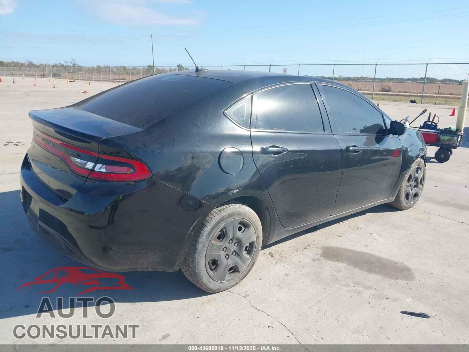 DODGE DART 2015 - 1C3CDFAA6FD337855