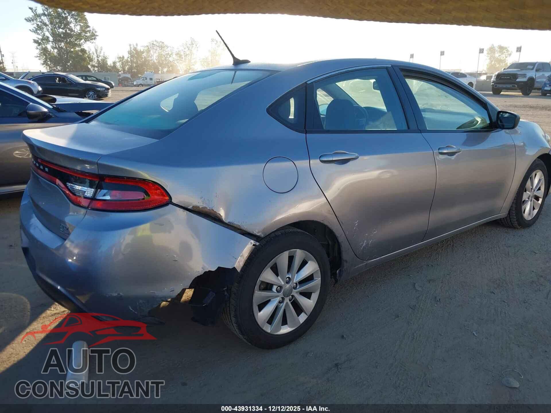 DODGE DART 2014 - 1C3CDFBB7ED917685