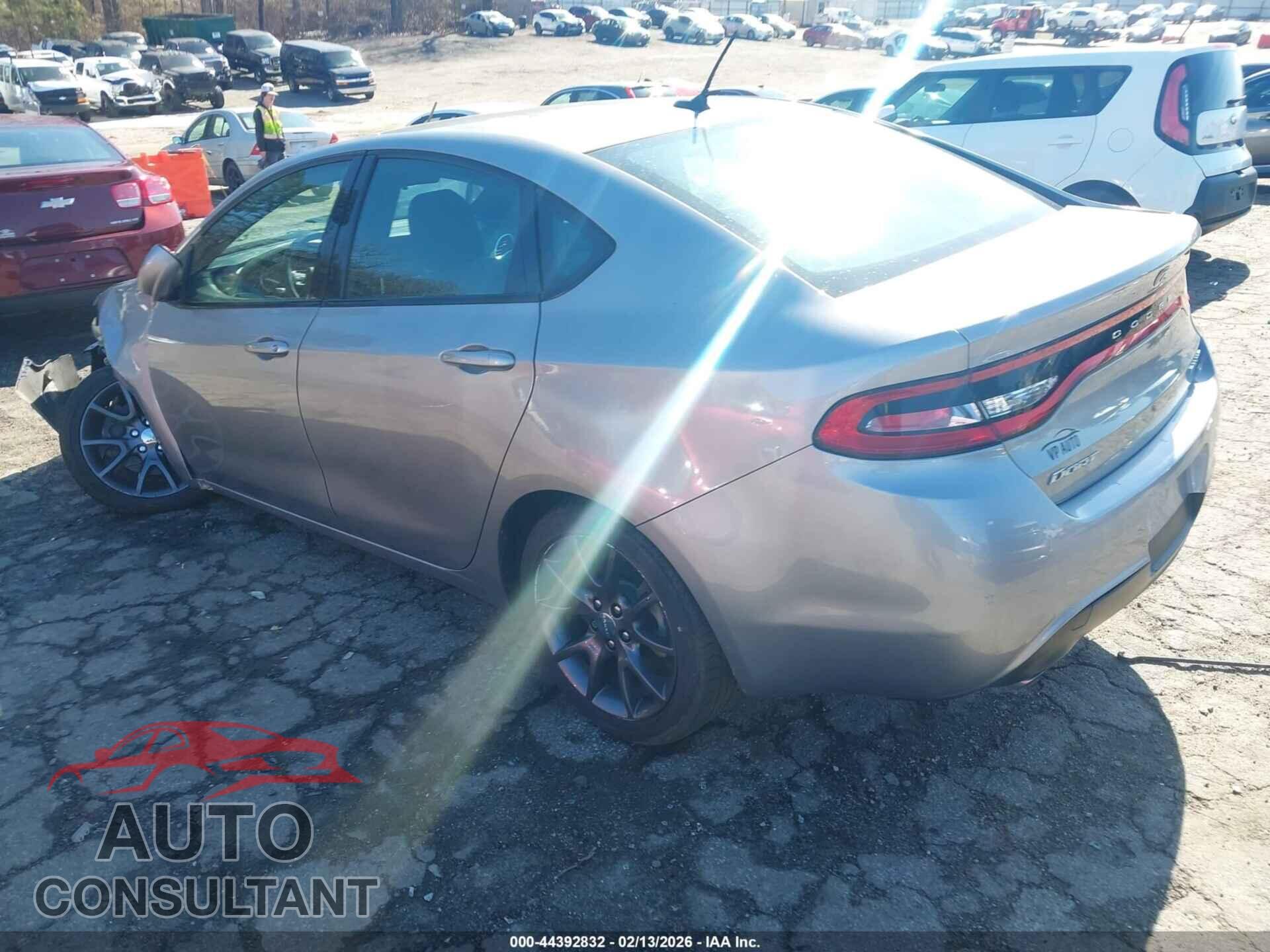 DODGE DART 2015 - 1C3CDFBB0FD362533