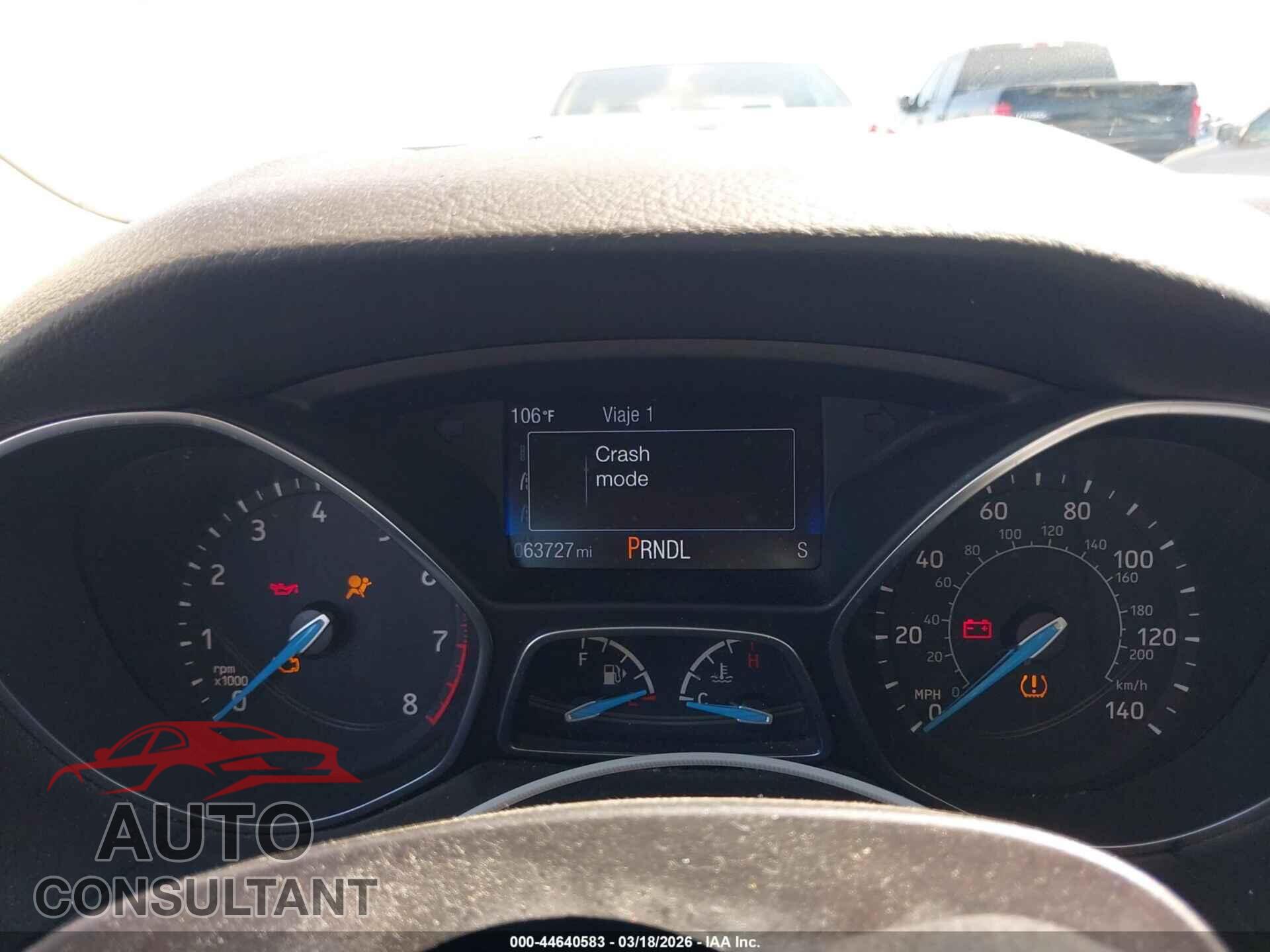 FORD FOCUS 2018 - 1FADP3F2XJL220663