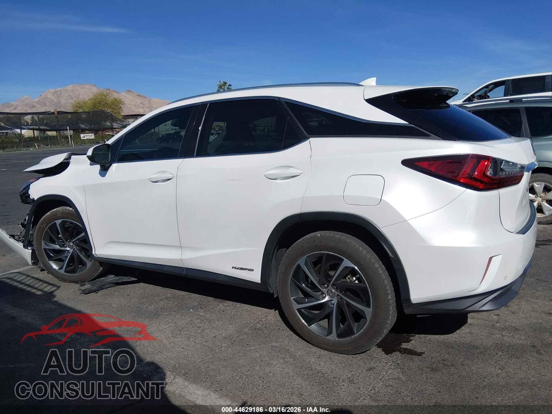 LEXUS RX 450H 2017 - 2T2BGMCA9HC016355