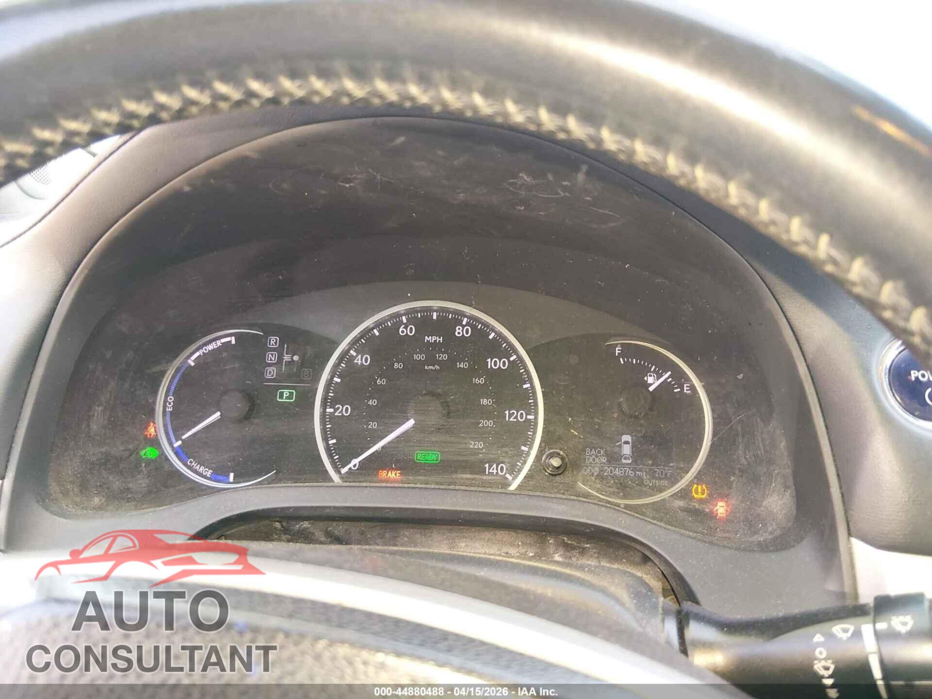 LEXUS CT 200H 2011 - JTHKD5BH1B2042888