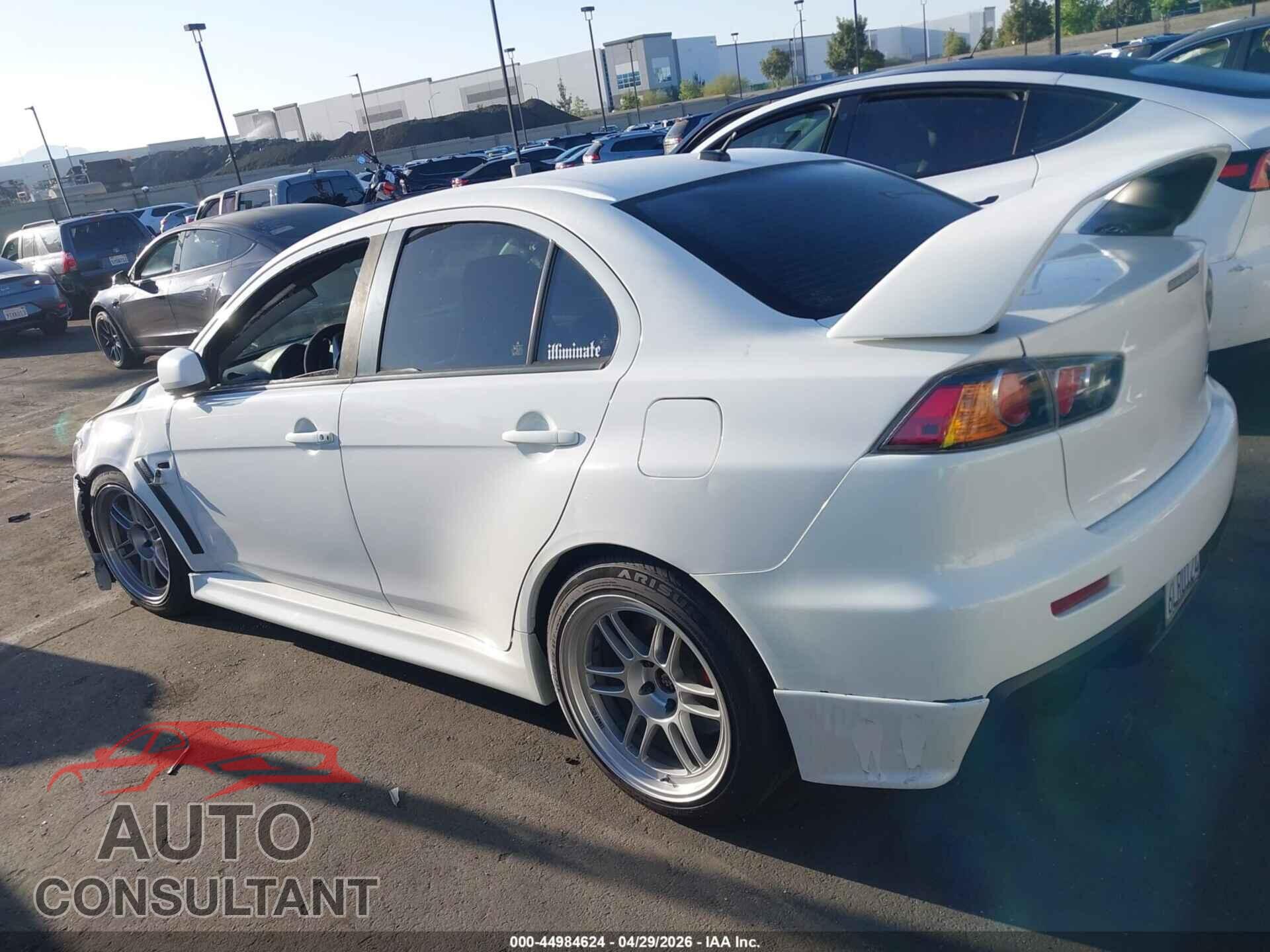 MITSUBISHI LANCER EVOLUTION 2010 - JA32W8FV2AU024009