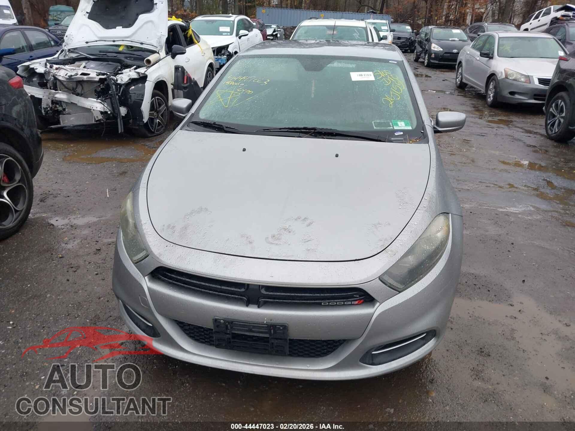 DODGE DART 2015 - 1C3CDFBB4FD420823