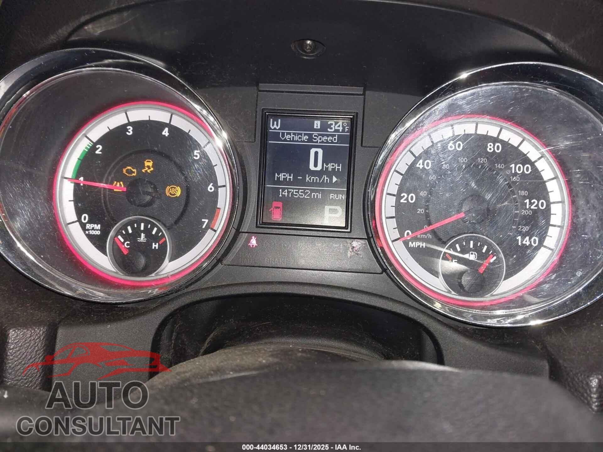 DODGE DURANGO 2013 - 1C4RDJDG4DC597375