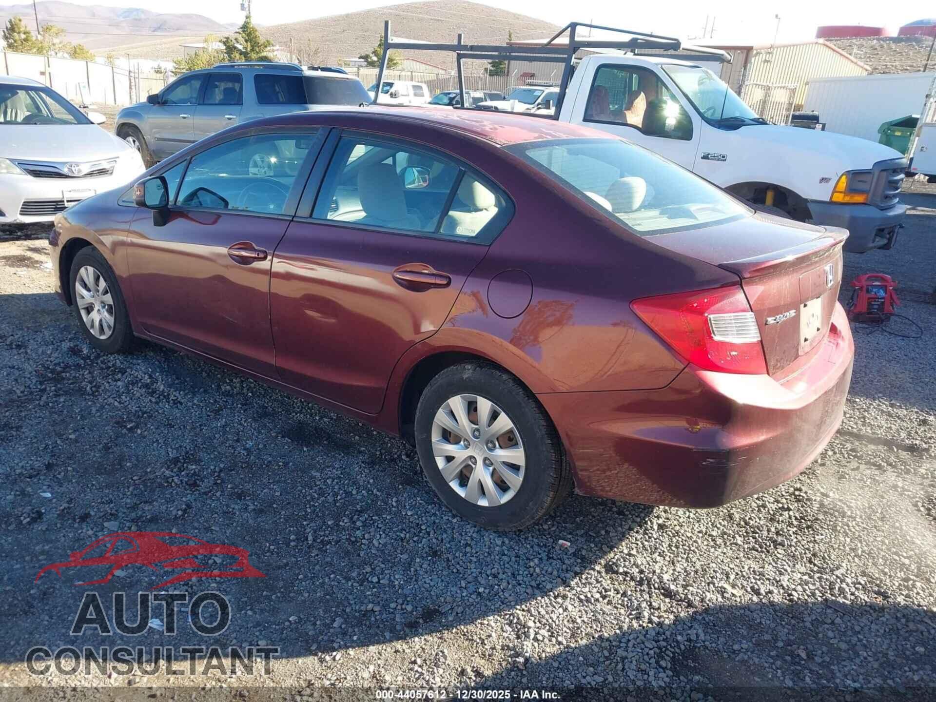 HONDA CIVIC 2012 - 2HGFB2F50CH596182