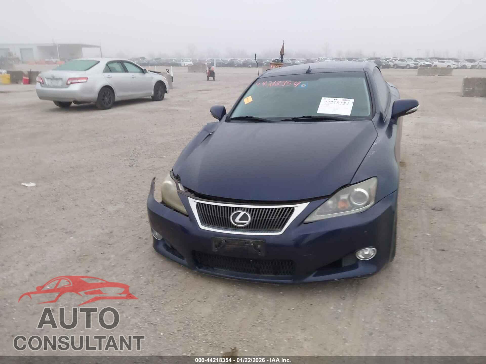 LEXUS IS 250C 2012 - JTHFF2C20C2521924