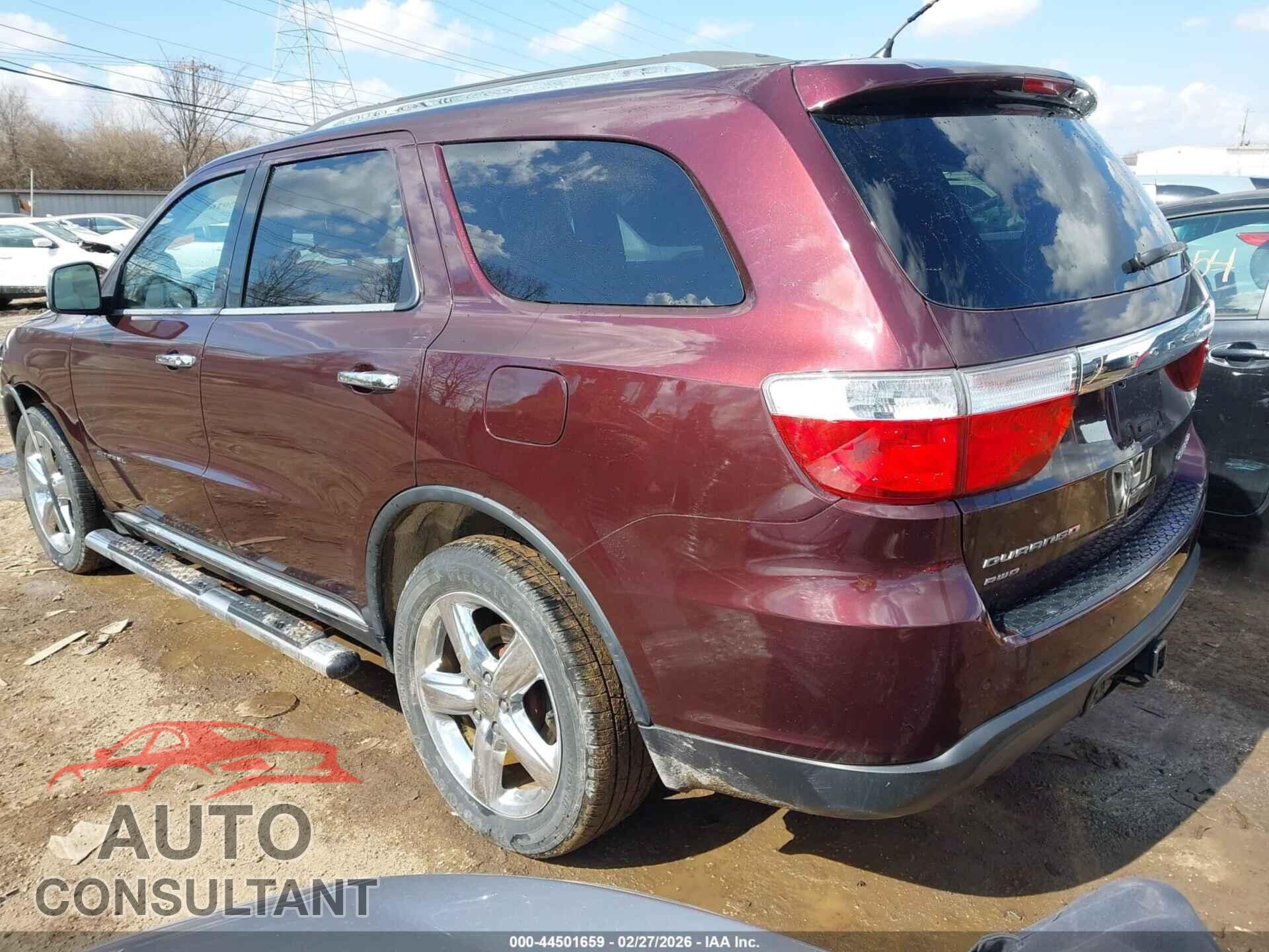 DODGE DURANGO 2012 - 1C4RDJEG2CC309222