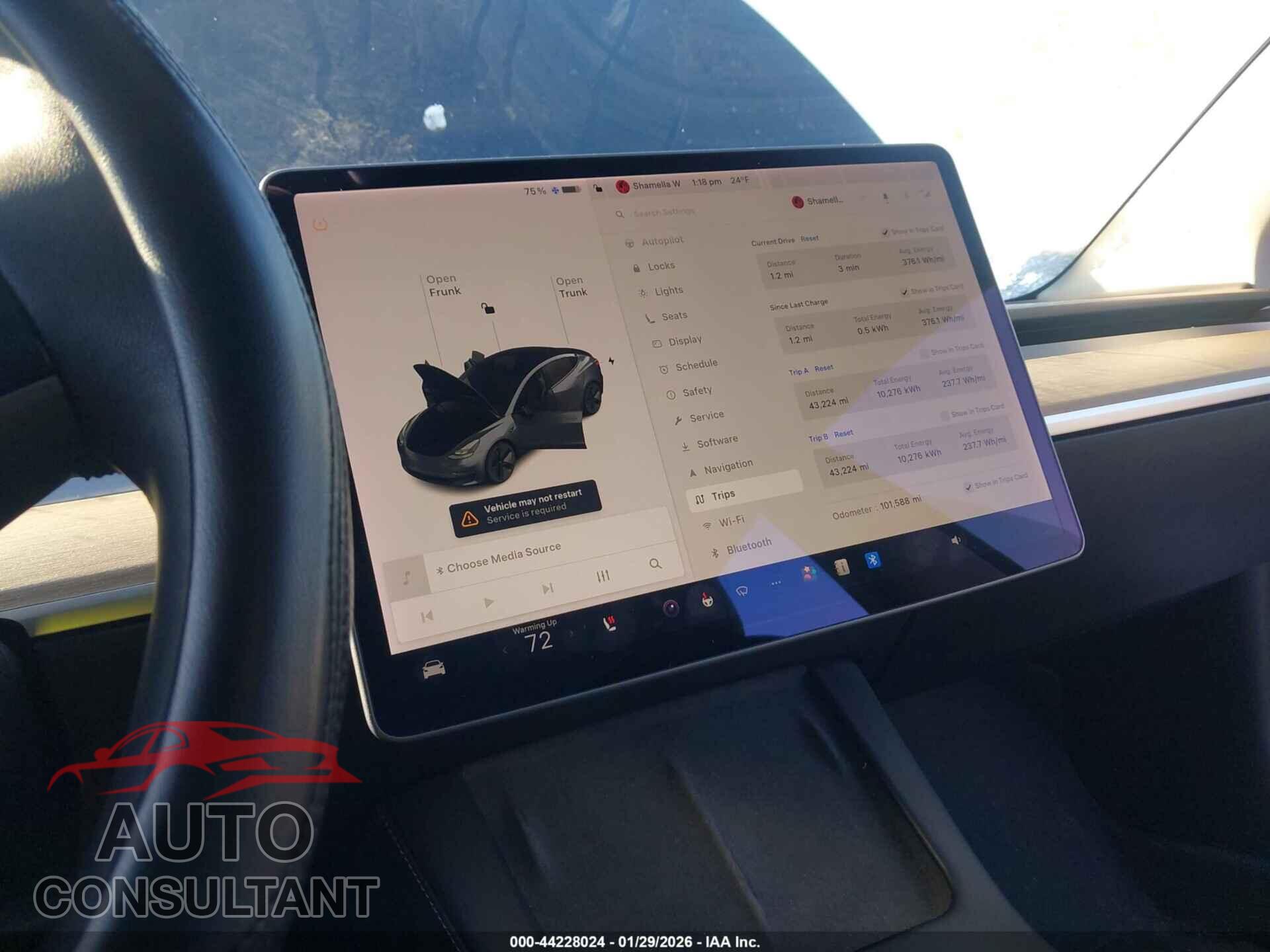 TESLA MODEL 3 2021 - 5YJ3E1EA7MF089076