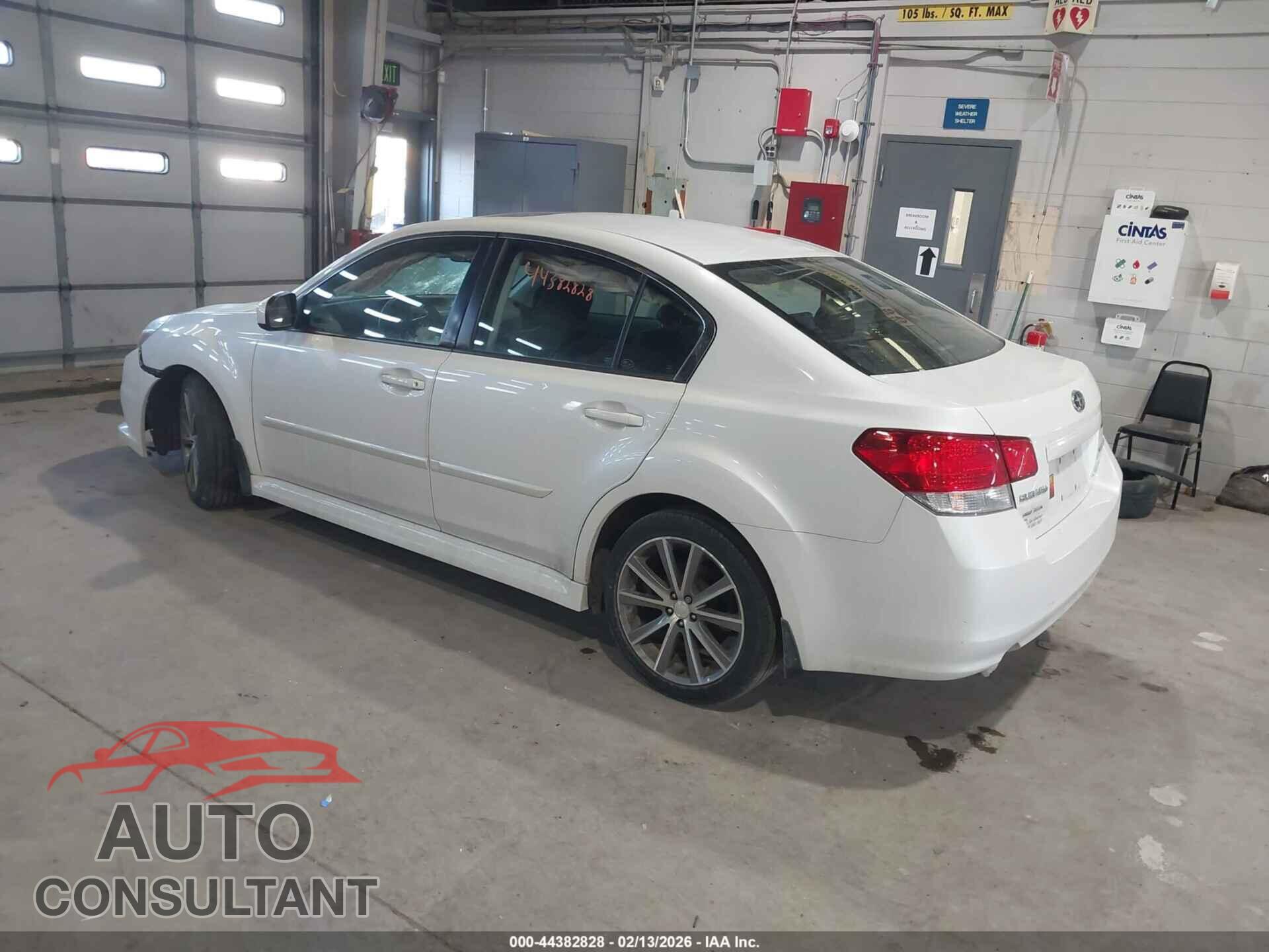 SUBARU LEGACY 2013 - 4S3BMCG62D3040304